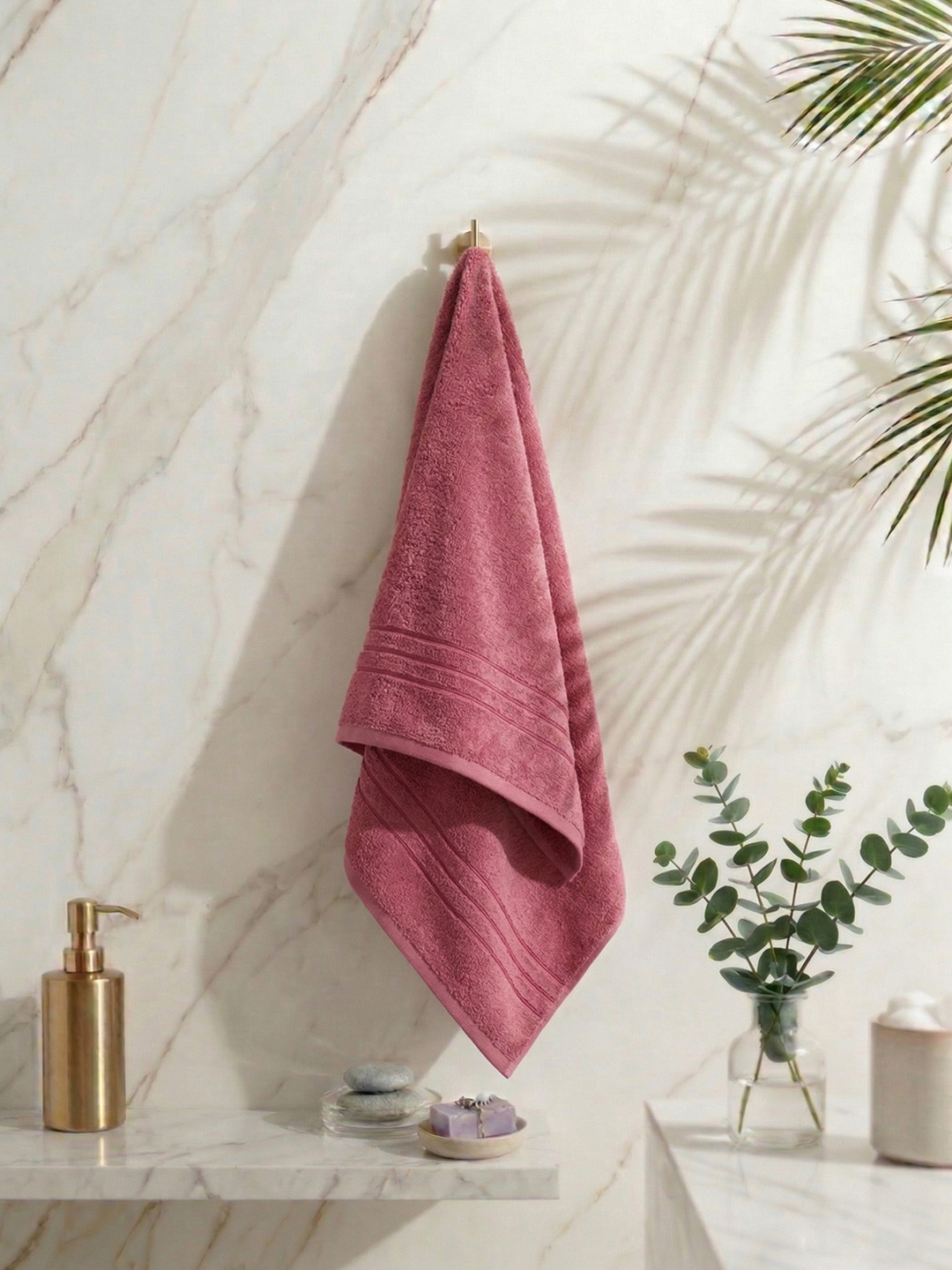 Monte Carlo Jazz Dusty Rose Cotton 340 Gsm 75X150 Cm 1 Bath Towel
