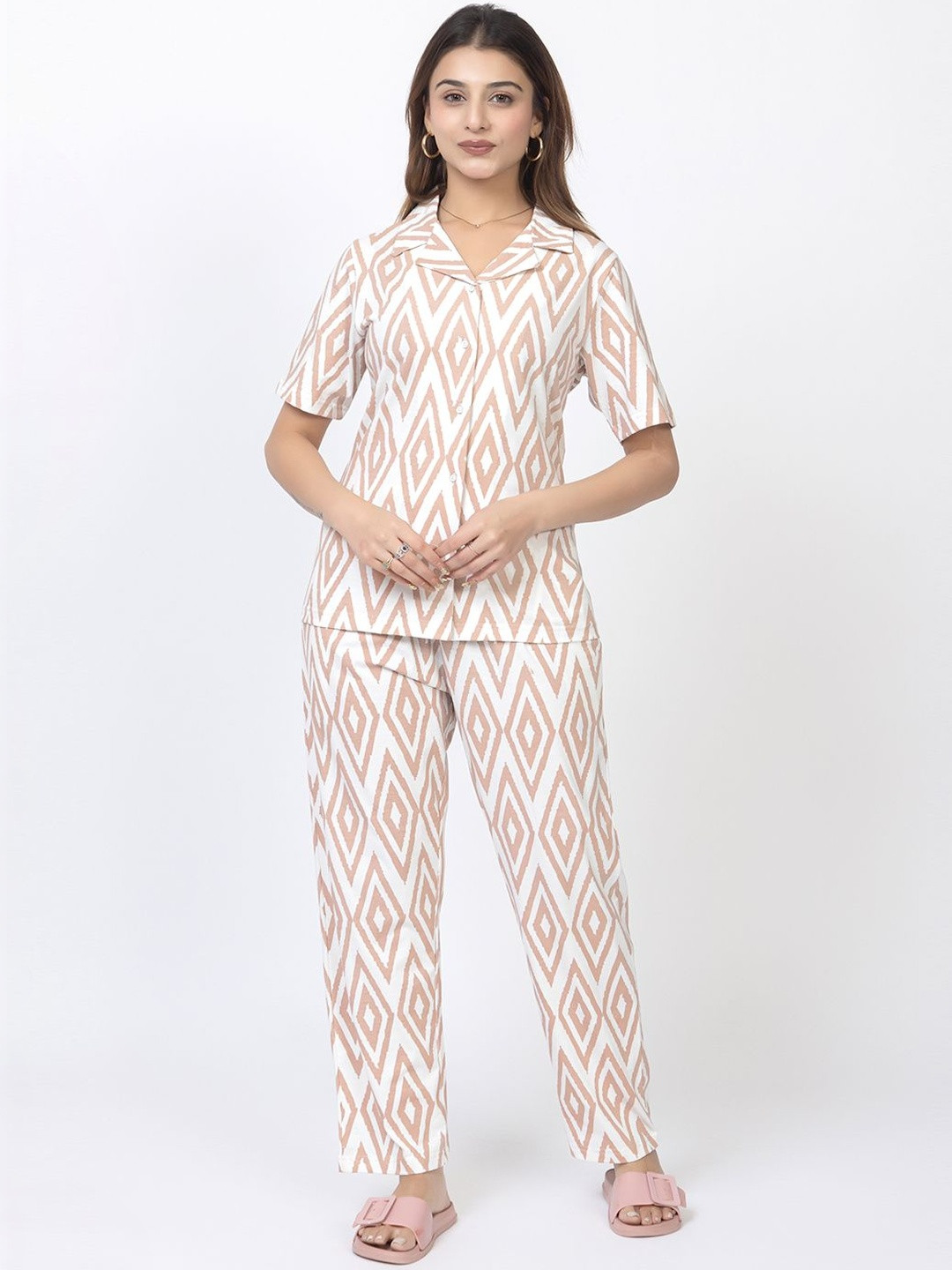ELEVEIGHT Women Printed Night suit