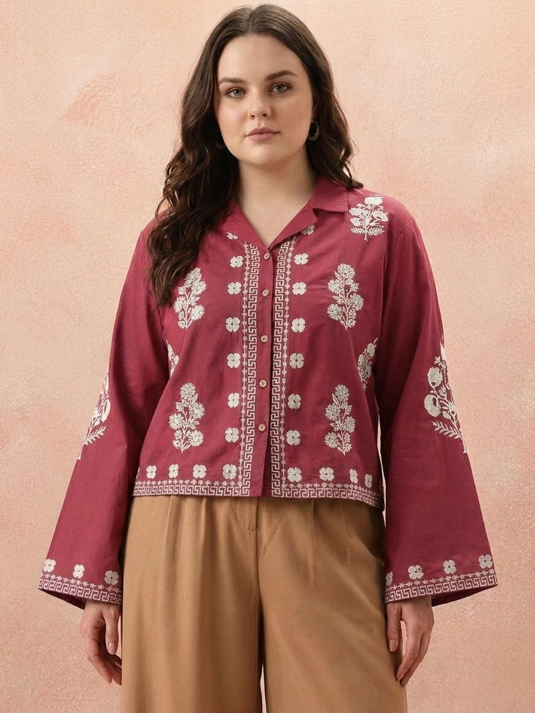 all about you Women Comfort Floral Casual Shirt