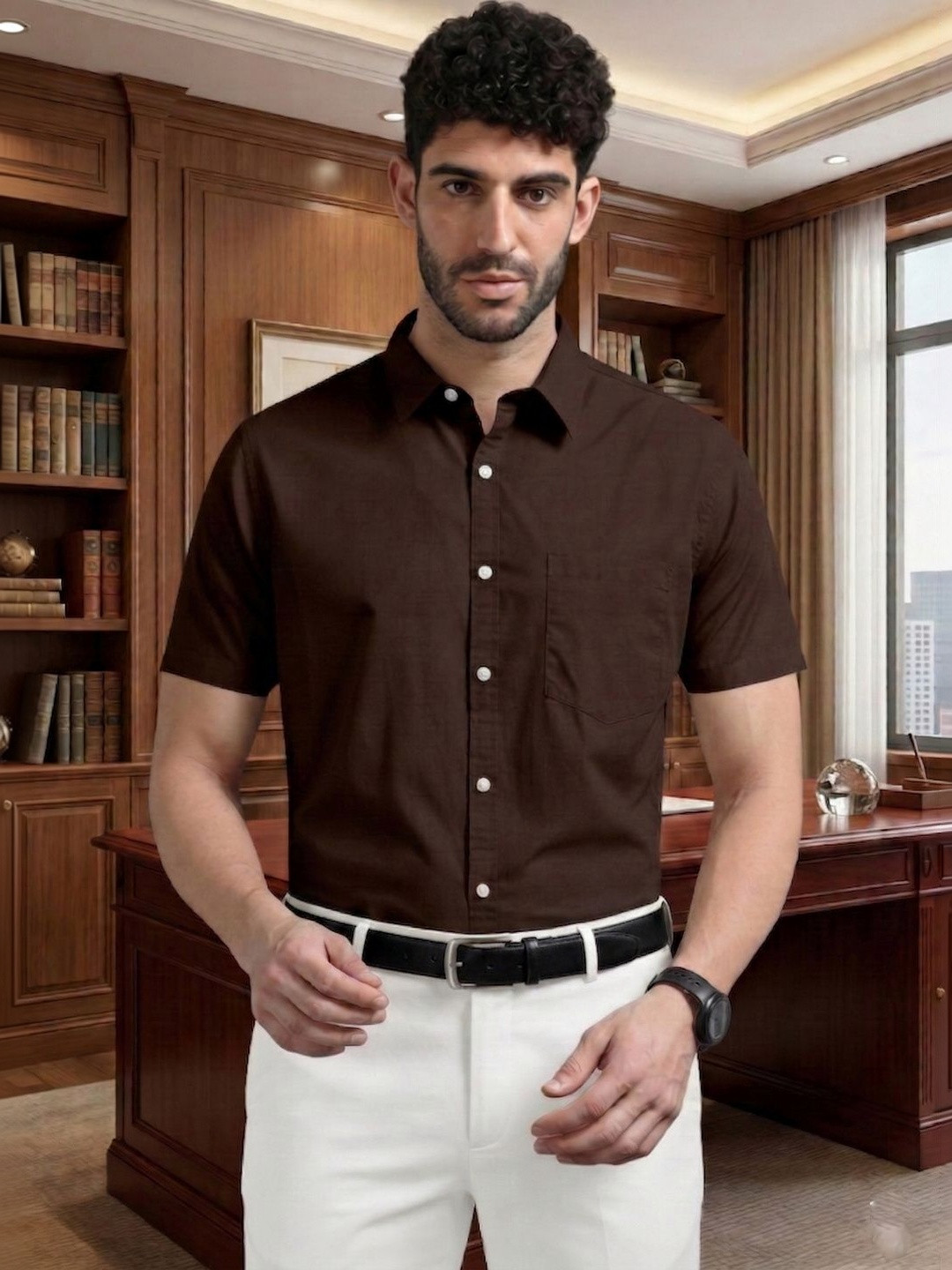 BroMiyO Men Standard Formal Shirt