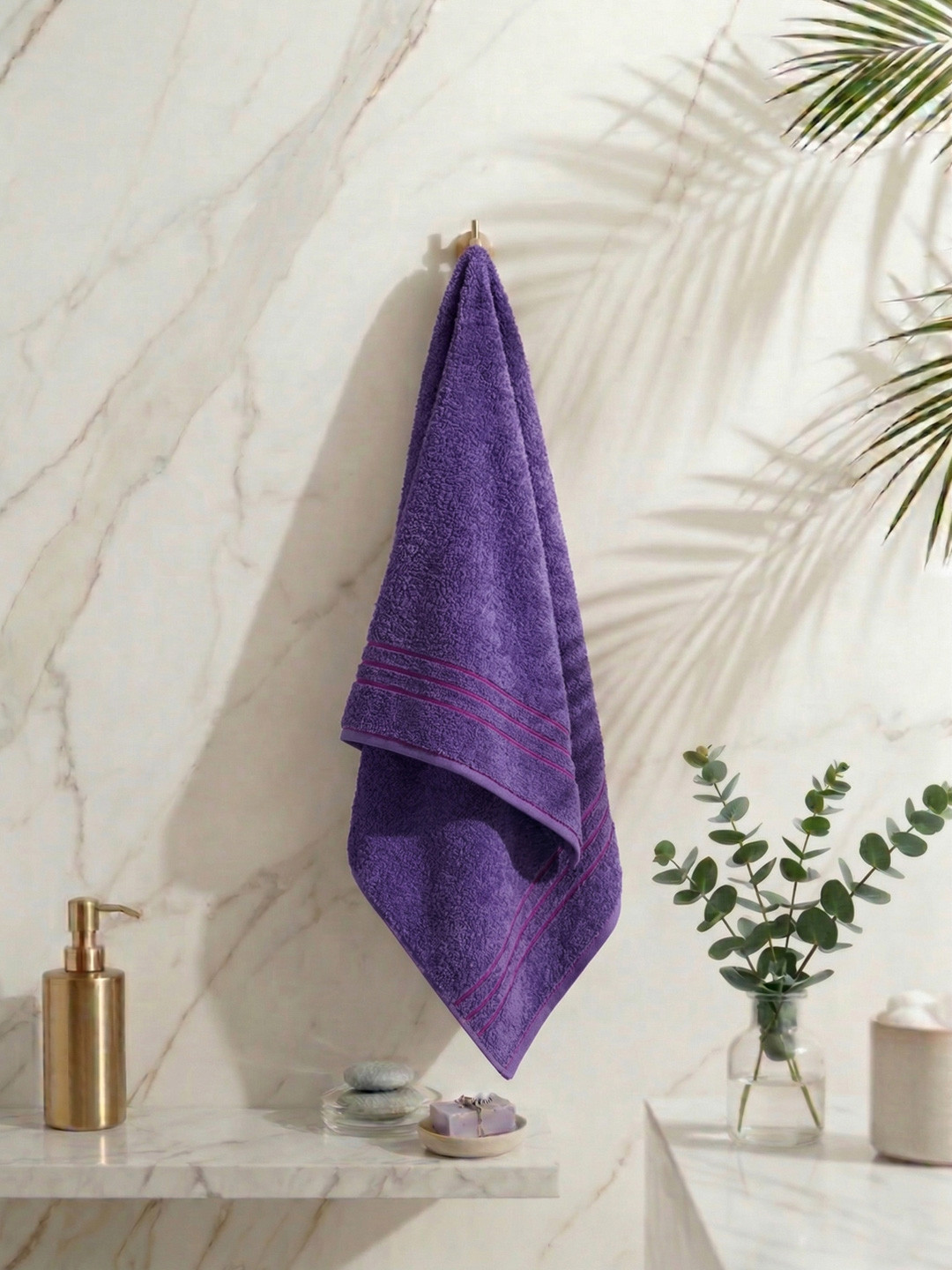 Monte Carlo Jazz Purple Cotton 340 Gsm 75X150 Cm 1 Bath Towel