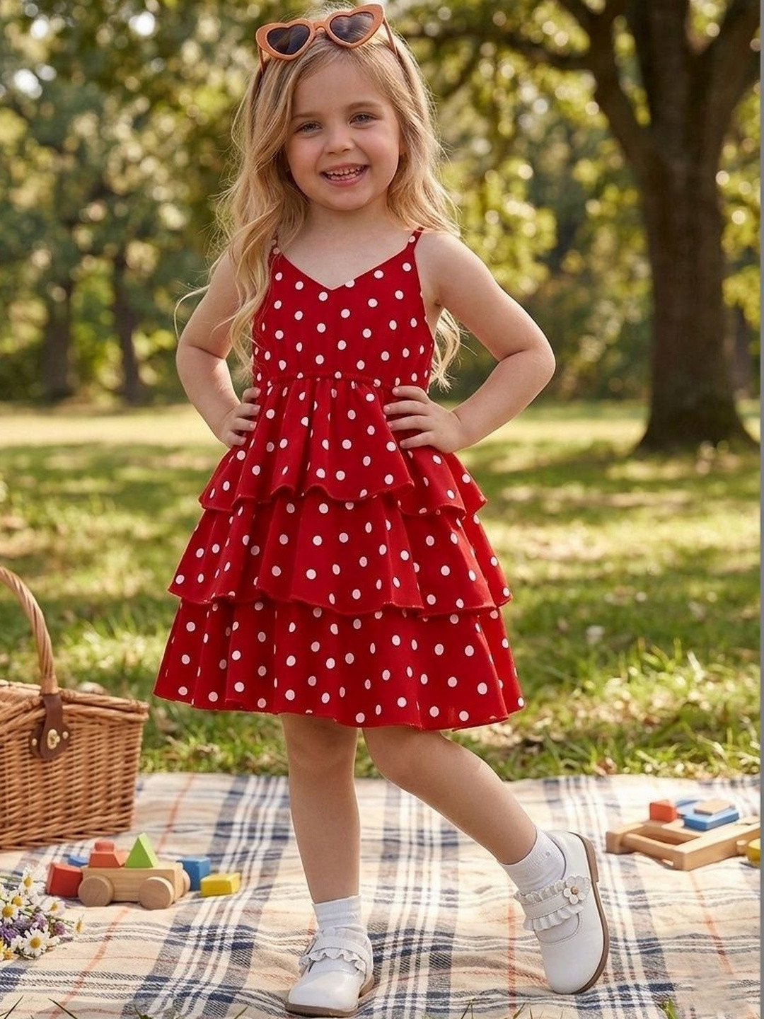 Dripteen Puff Sleeve A-Line Dress