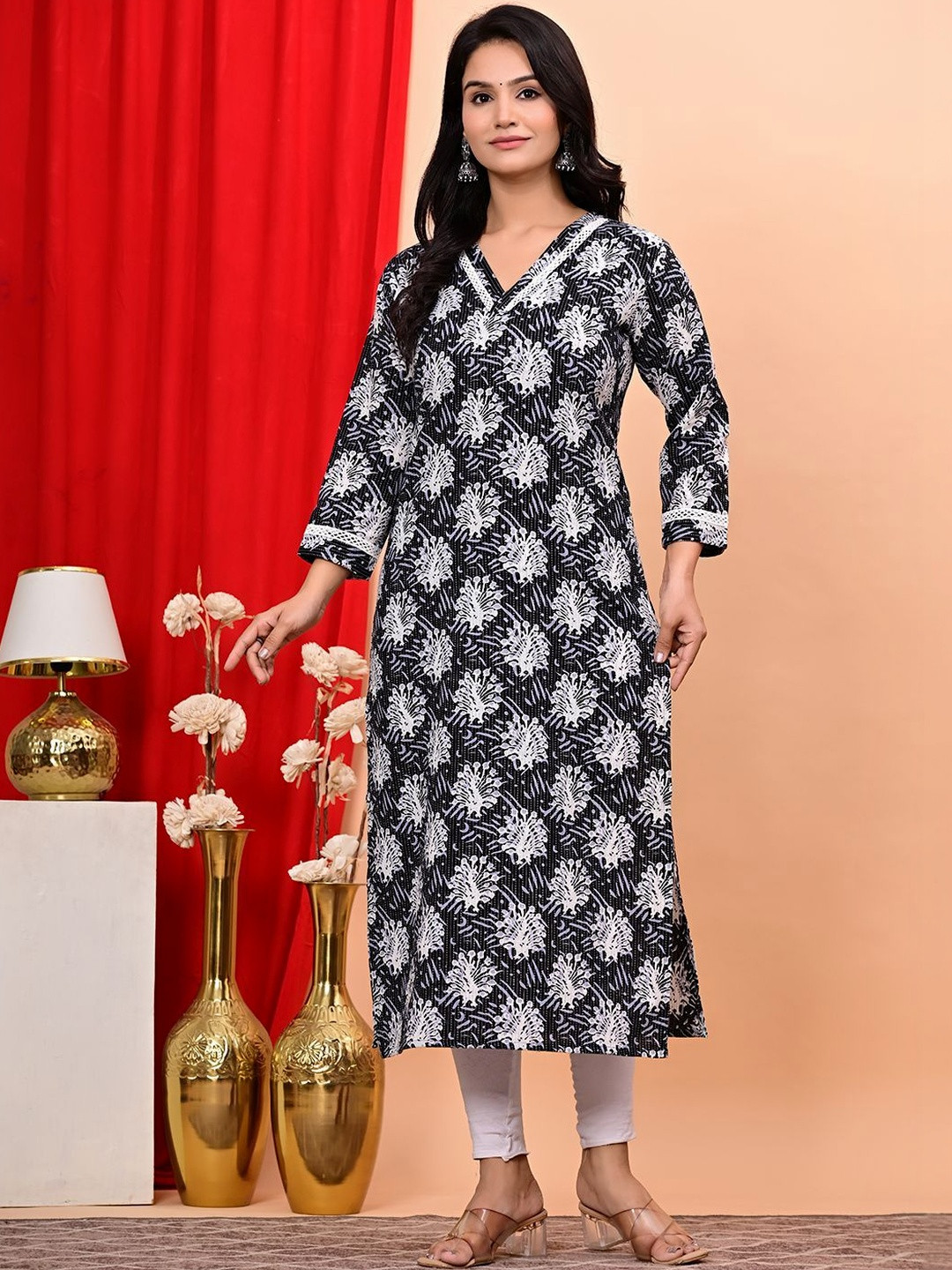 Kalphem Women Ethnic Motifs Printed Indie Prints Kurta