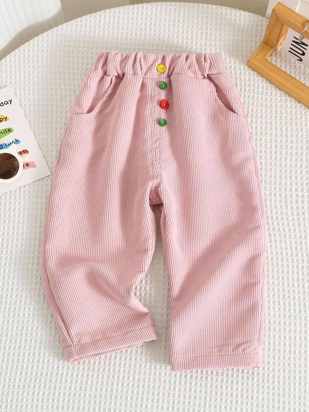 LULU & SKY Girls High-Rise Trousers