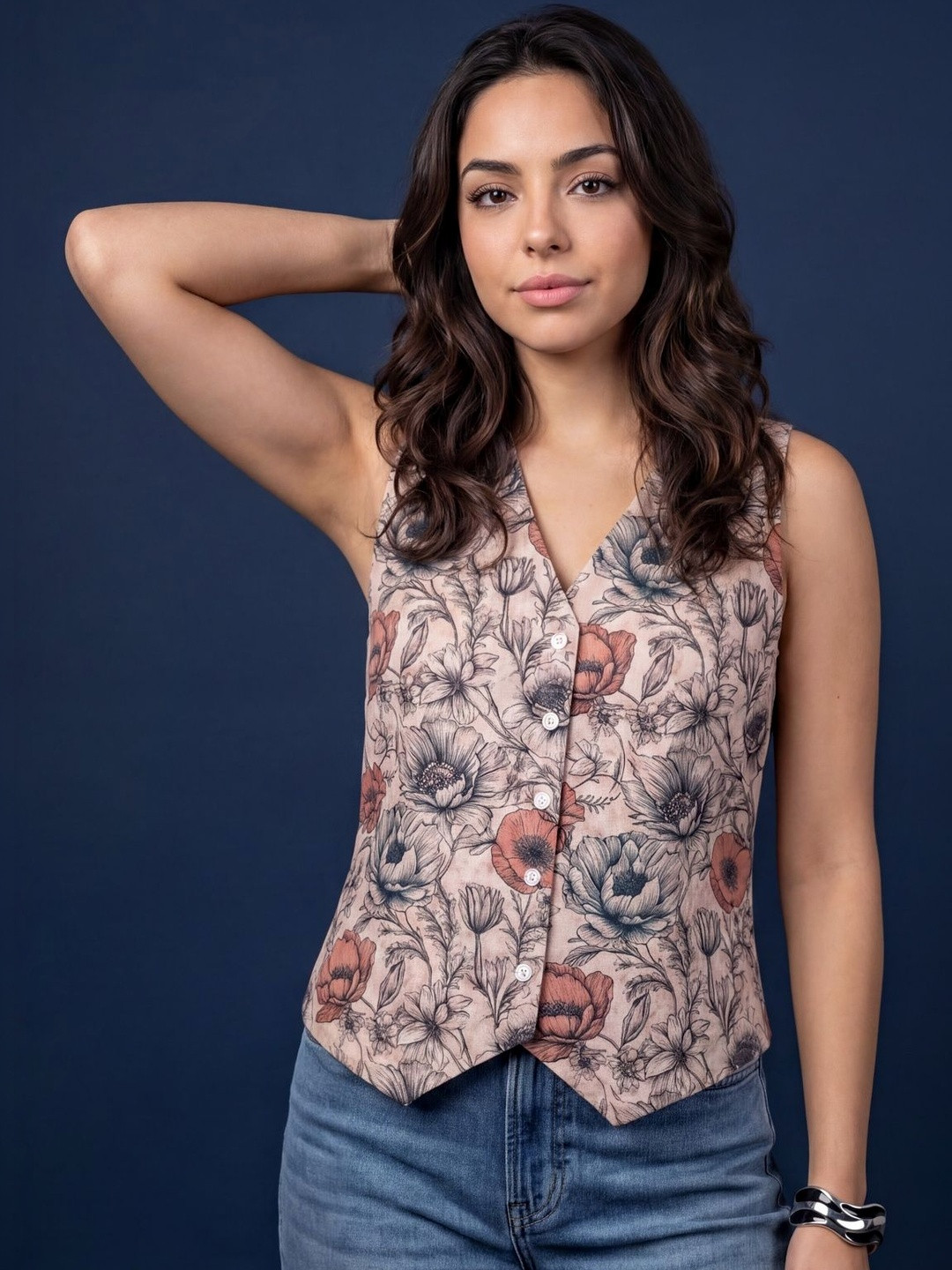 Klotden Floral Print Top