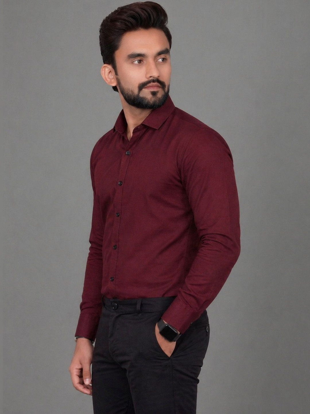 Nplusonefashion Men Casual Shirt