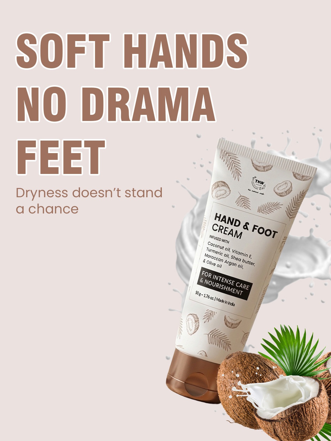 TNW the natural wash Nourishing Hand & Foot Cream 50g
