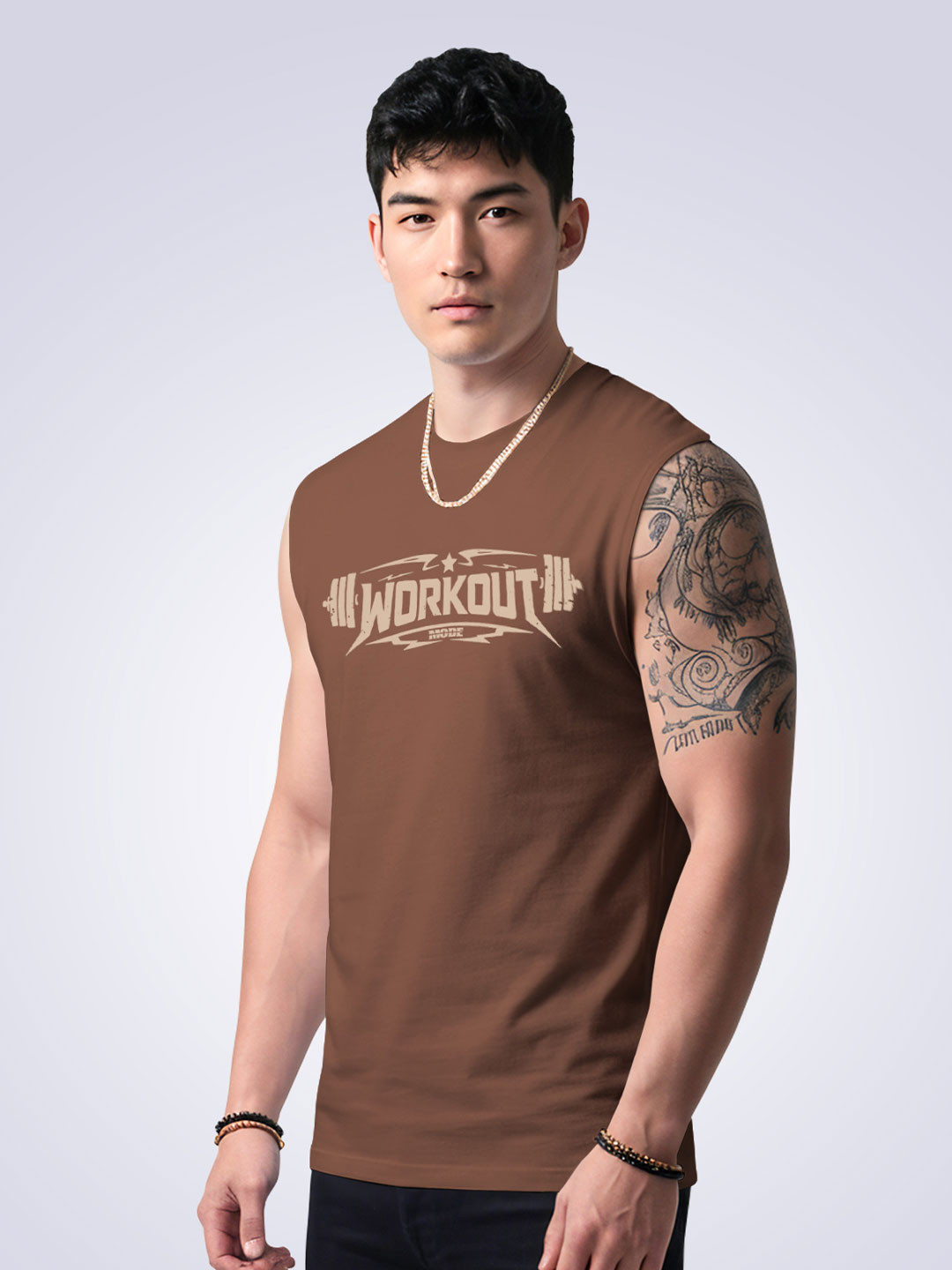 I&D Men Typography Printed T-shirt