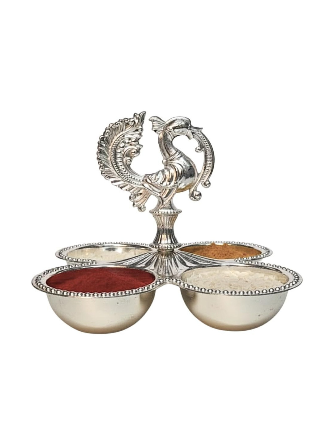 Extreme Karigari Brass Anti-Rust Diwali Haldi Kumkum Box