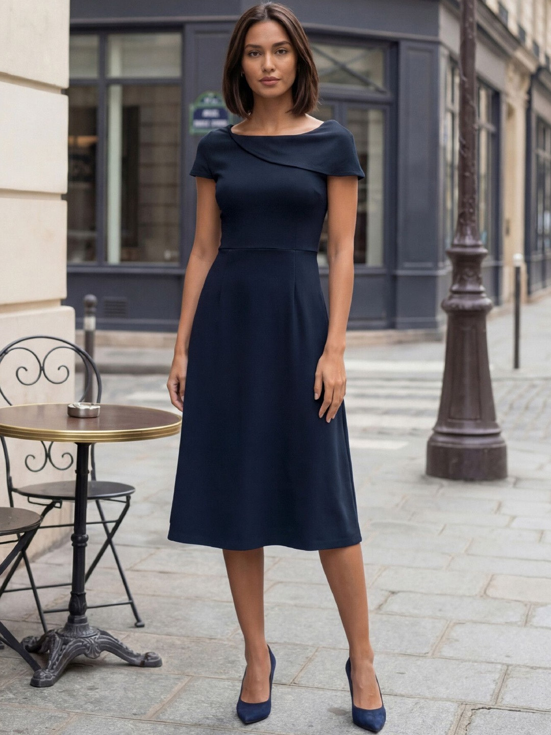 Selvia Formal Fit & Flare Dress