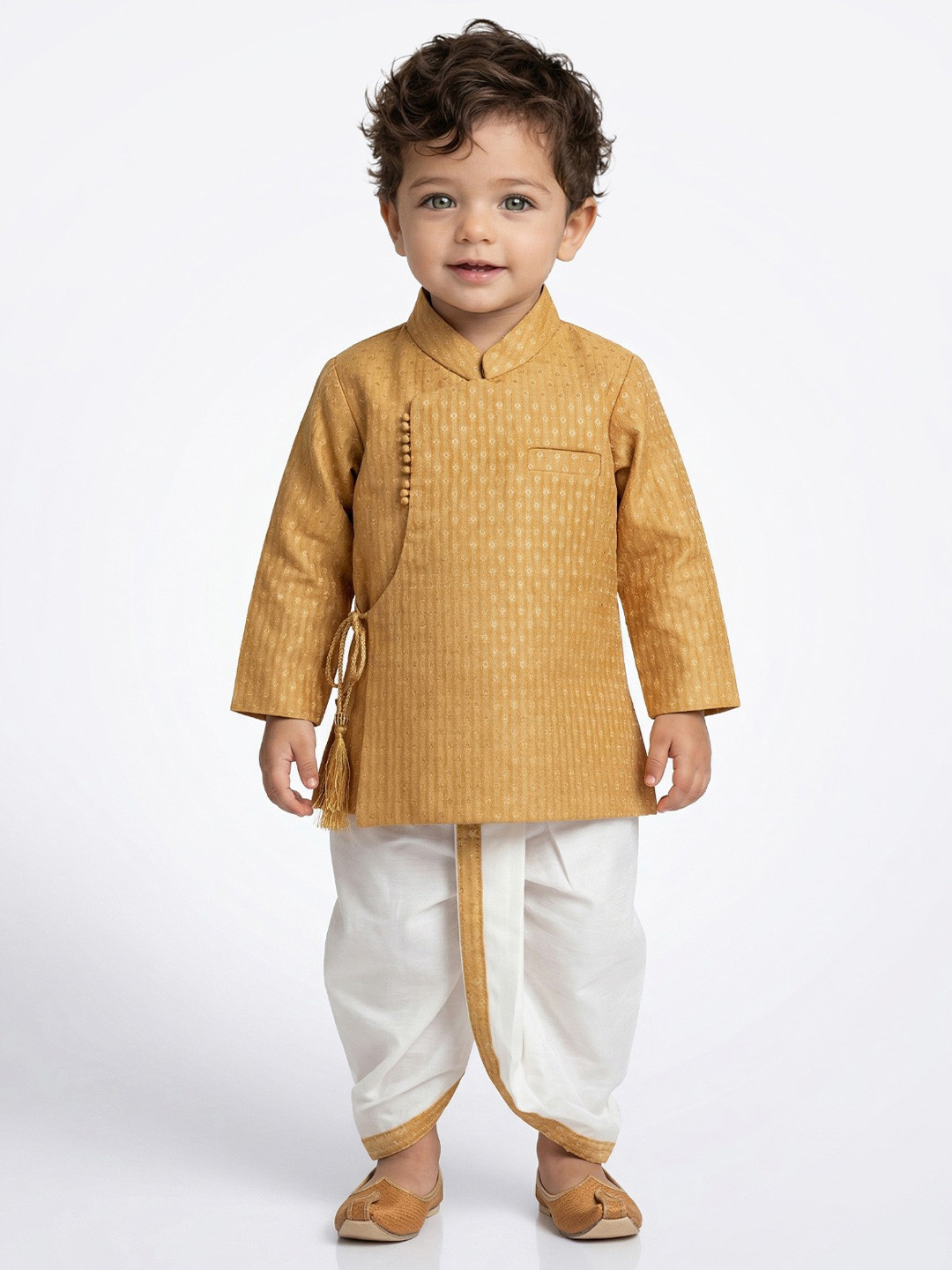 Ethniks Neu-Ron Boys Angrakha Kurta with Dhoti Pants