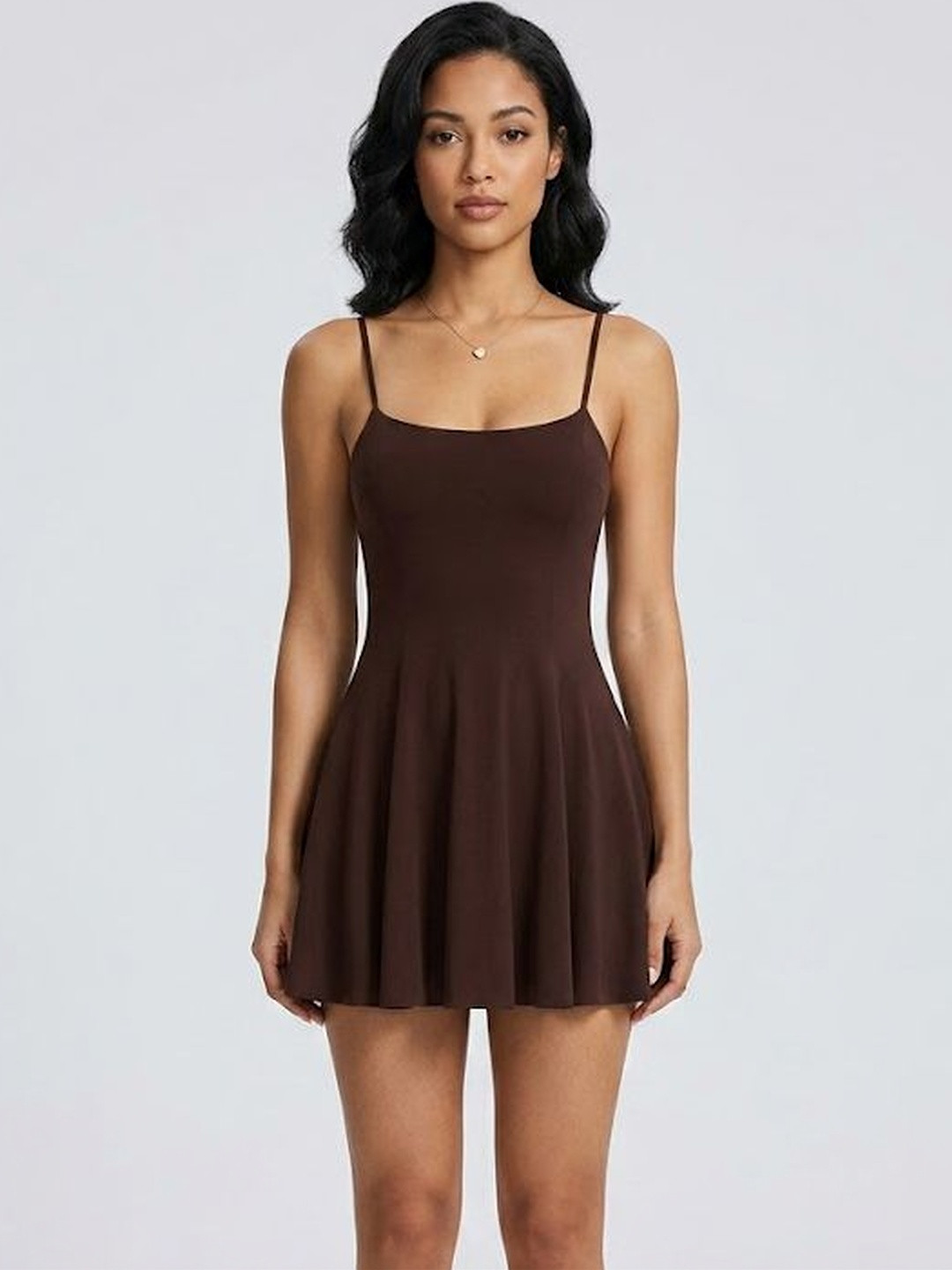Suo Fit & Flare Mini Dress