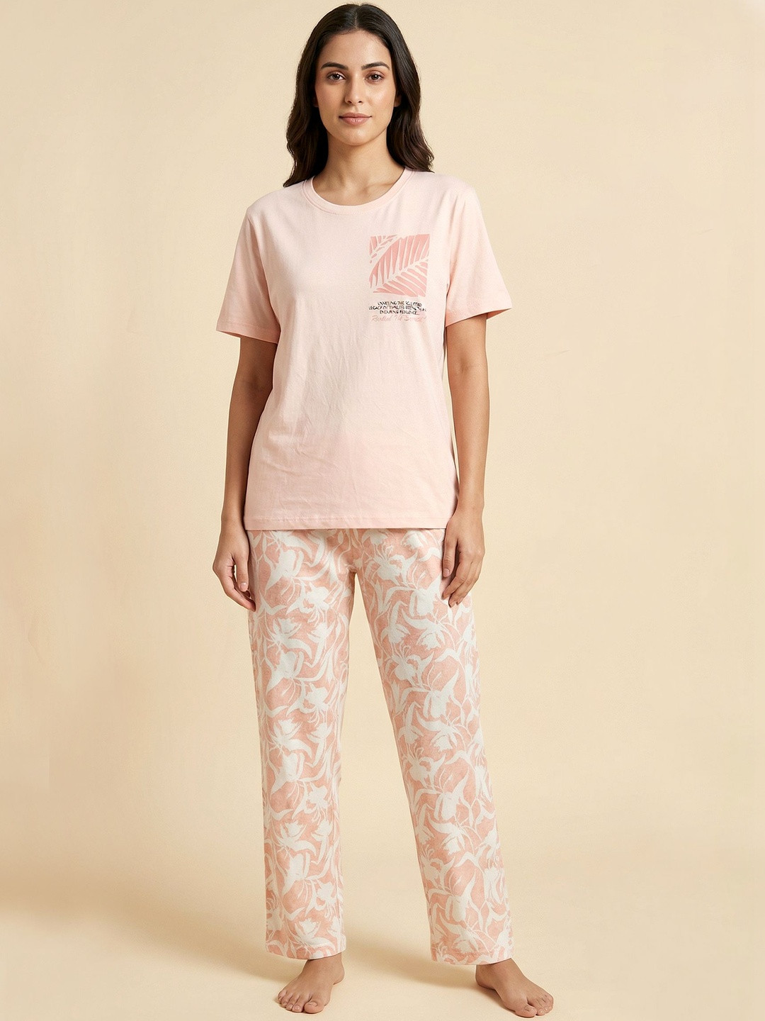ETC Women Relax Printed Night suit