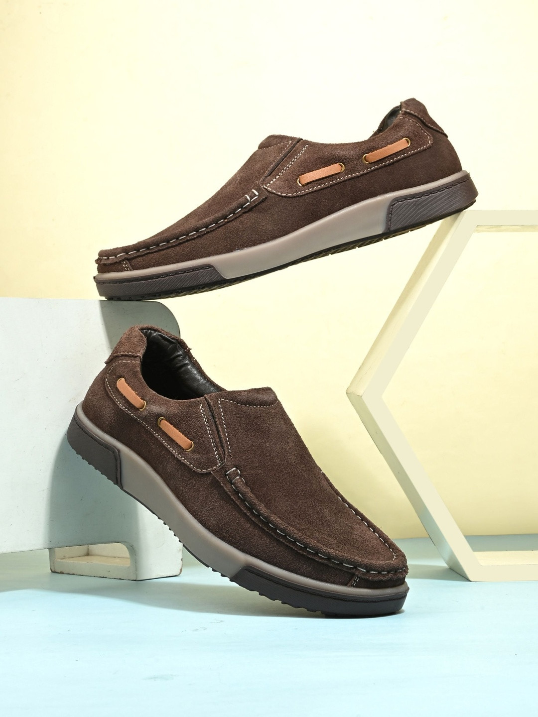 The Roadster Lifestyle Co Men Round Toe Loafers Casual Shoes