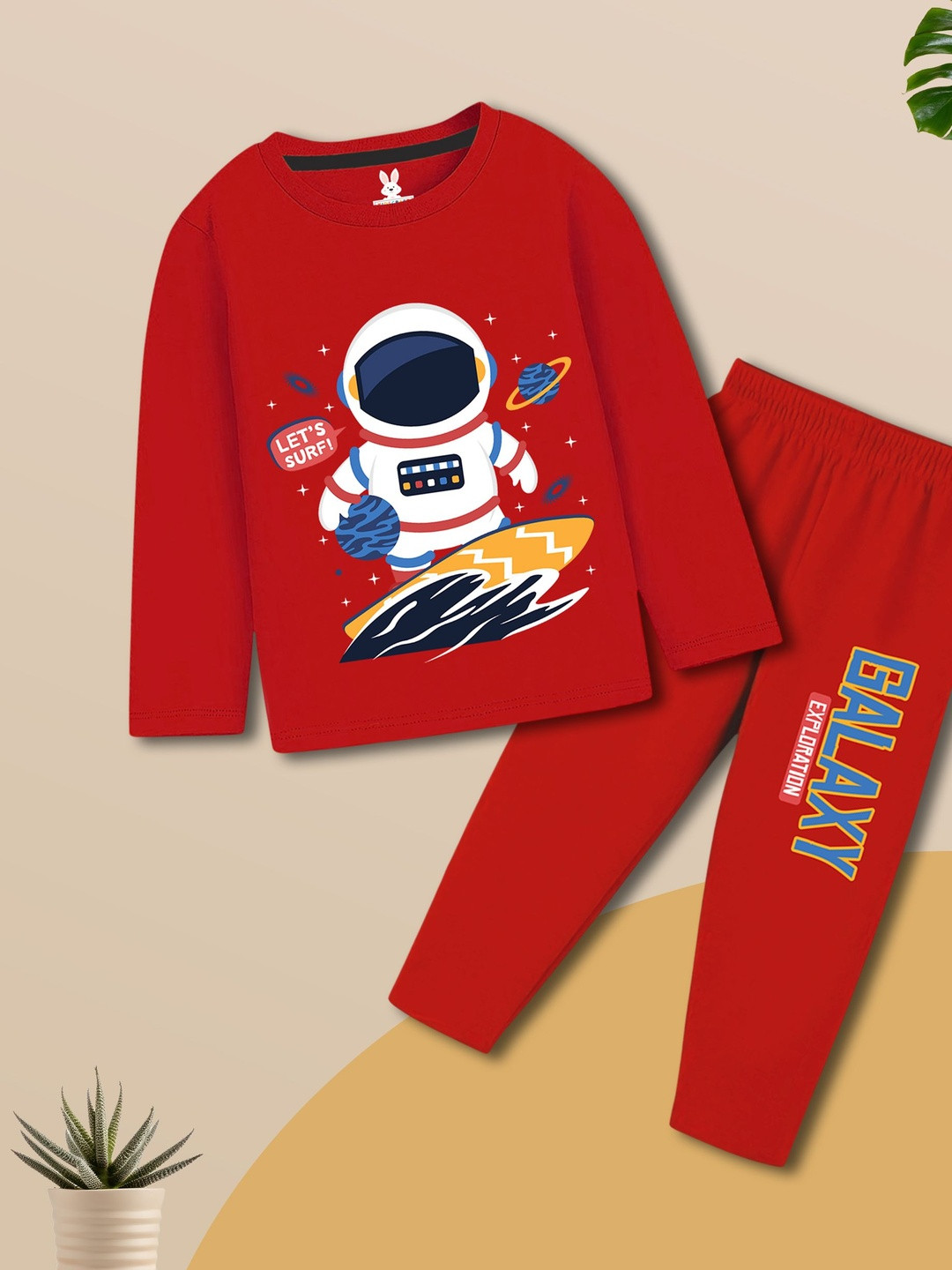 KIDSCRAFT Boys Printed Night suit