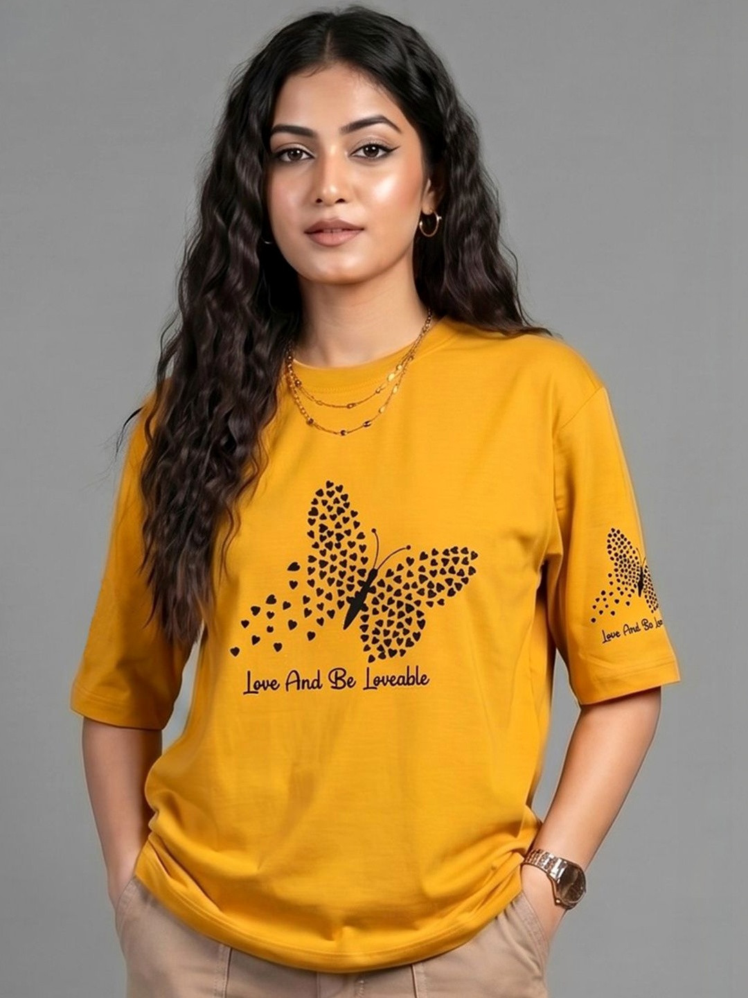 ADDYVERO Women Printed T-shirt