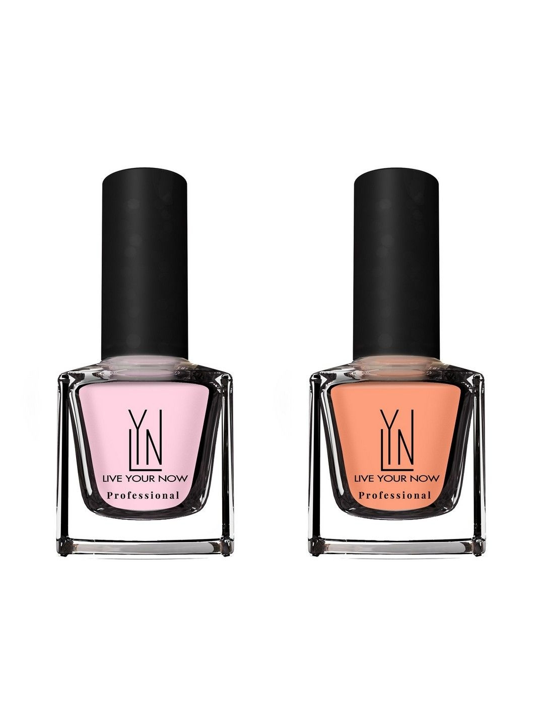 LYN LIVE YOUR NOW Set of 2 Soft Romance Long Lasting Nail Polish - 20 - 26 - 12 ml Each