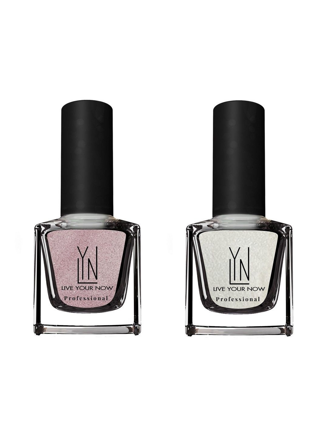 LYN LIVE YOUR NOW Set Of 2 Nail Polish - 12 ml Each - Twilight Pearl 32 - Lavender Wish 37