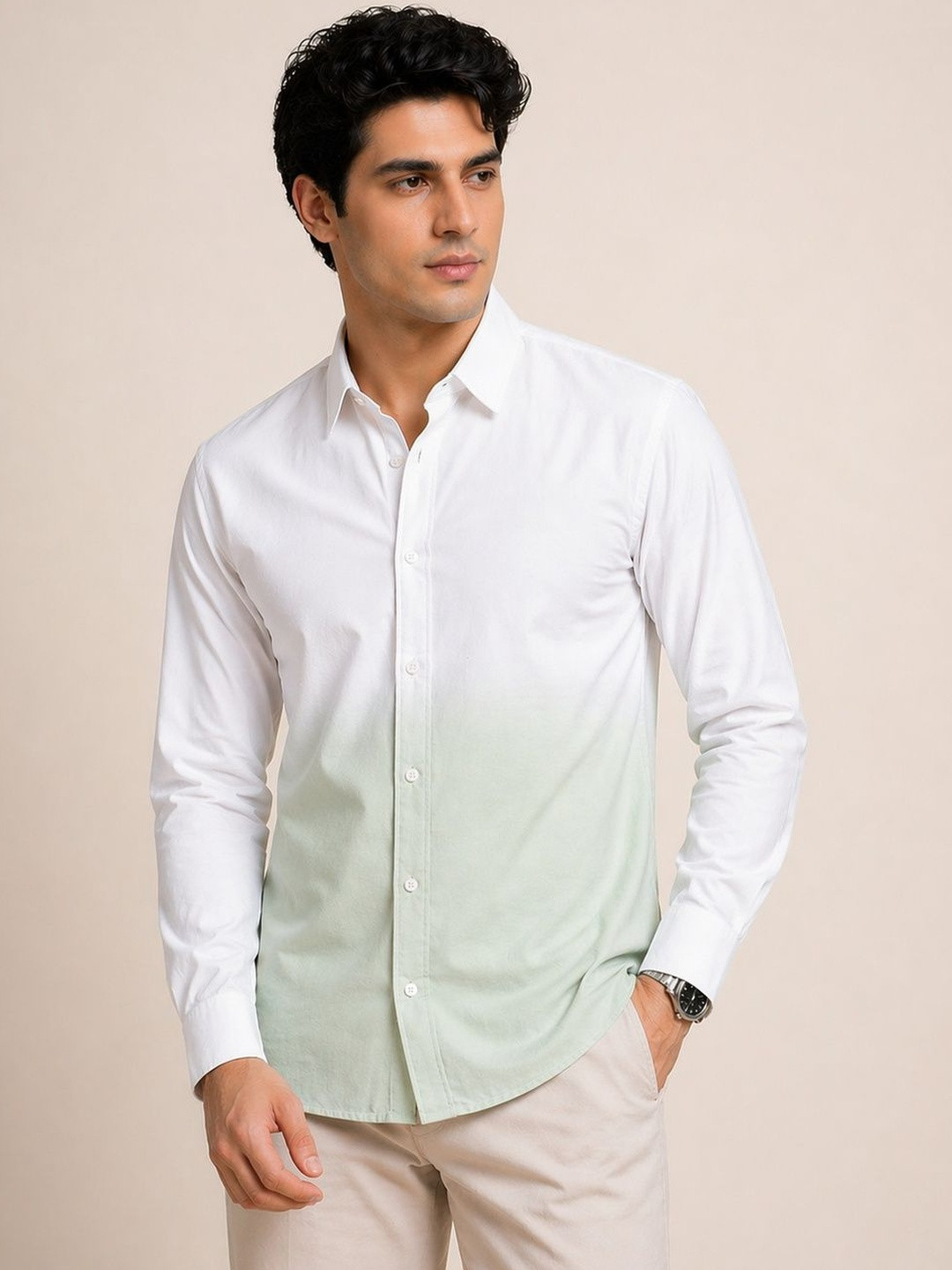 SONISHQ Men Original Ombre Casual Shirt