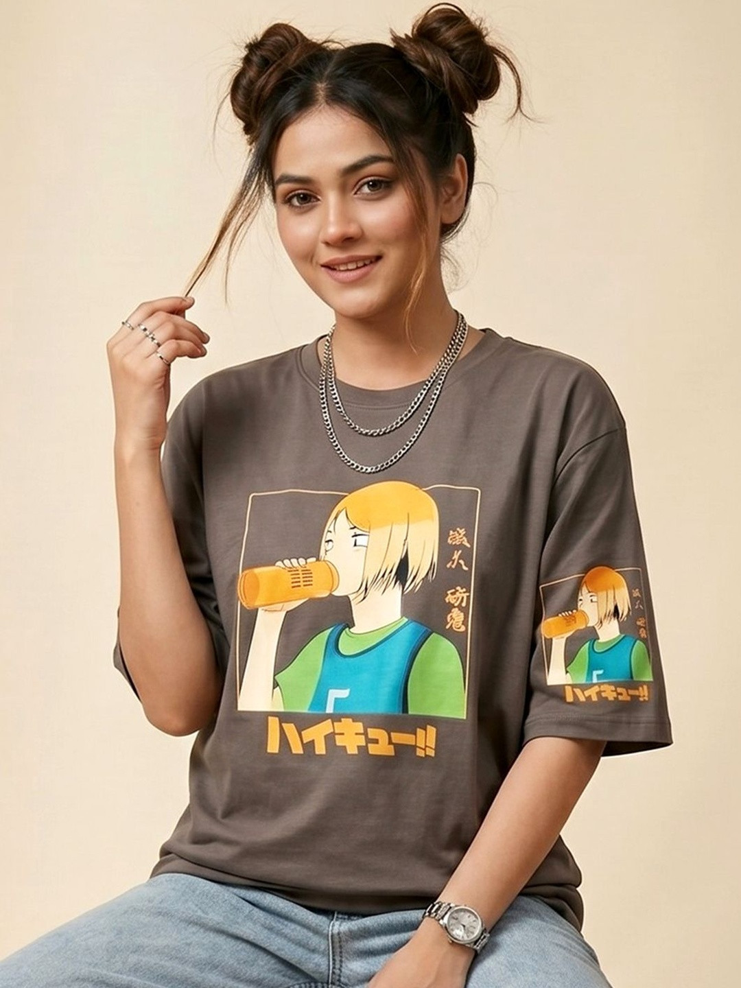 ADDYVERO Women Printed T-shirt