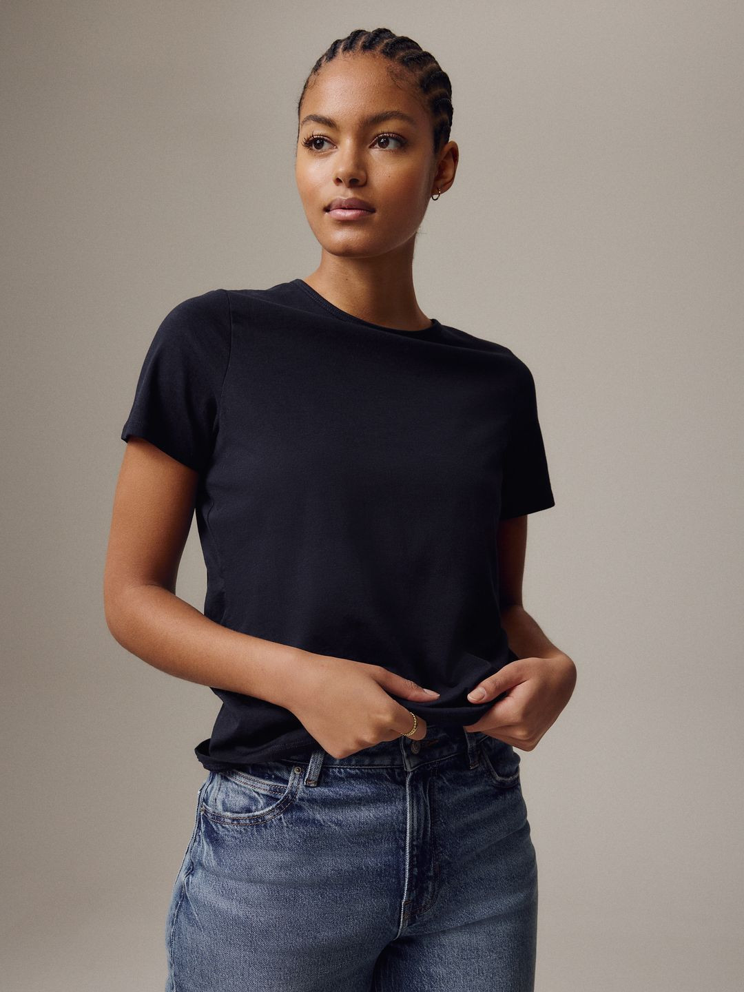 NEXT Round Neck Short Sleeves Solid T-shirt