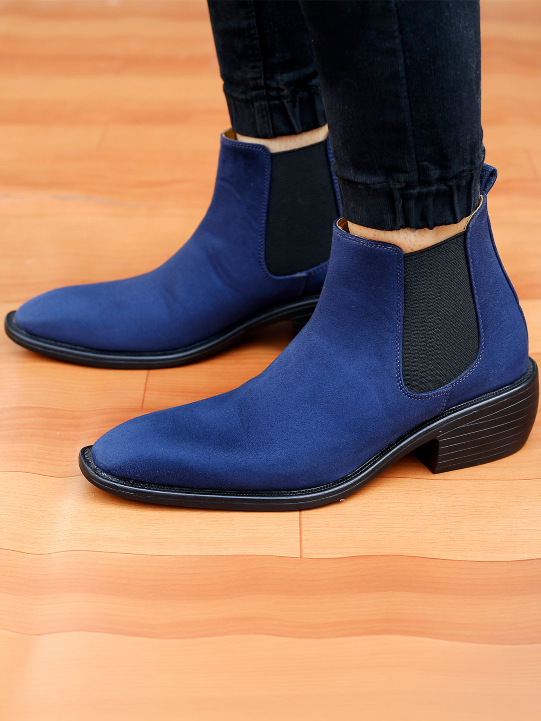 Bxxy Men Block Heeled Chelsea Boots