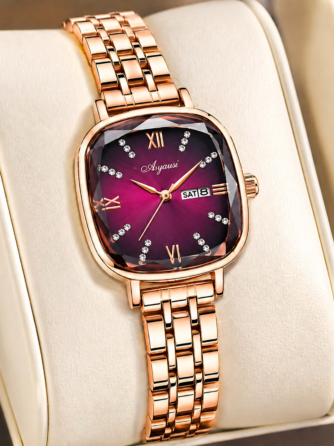 ORUSS Women Dial & Stainless Steel Straps Analogue Watch IHHFCEHFEJAH