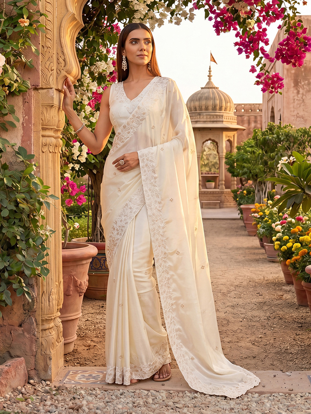 kasee Embellished Embroidered Saree
