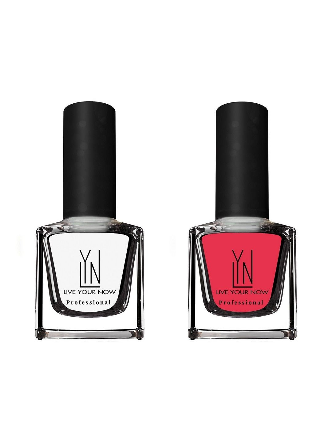 LYN LIVE YOUR NOW Set Of 2 Nail Polish -12ml Each -Didya Winka 50 -Here Comes The Bride 55