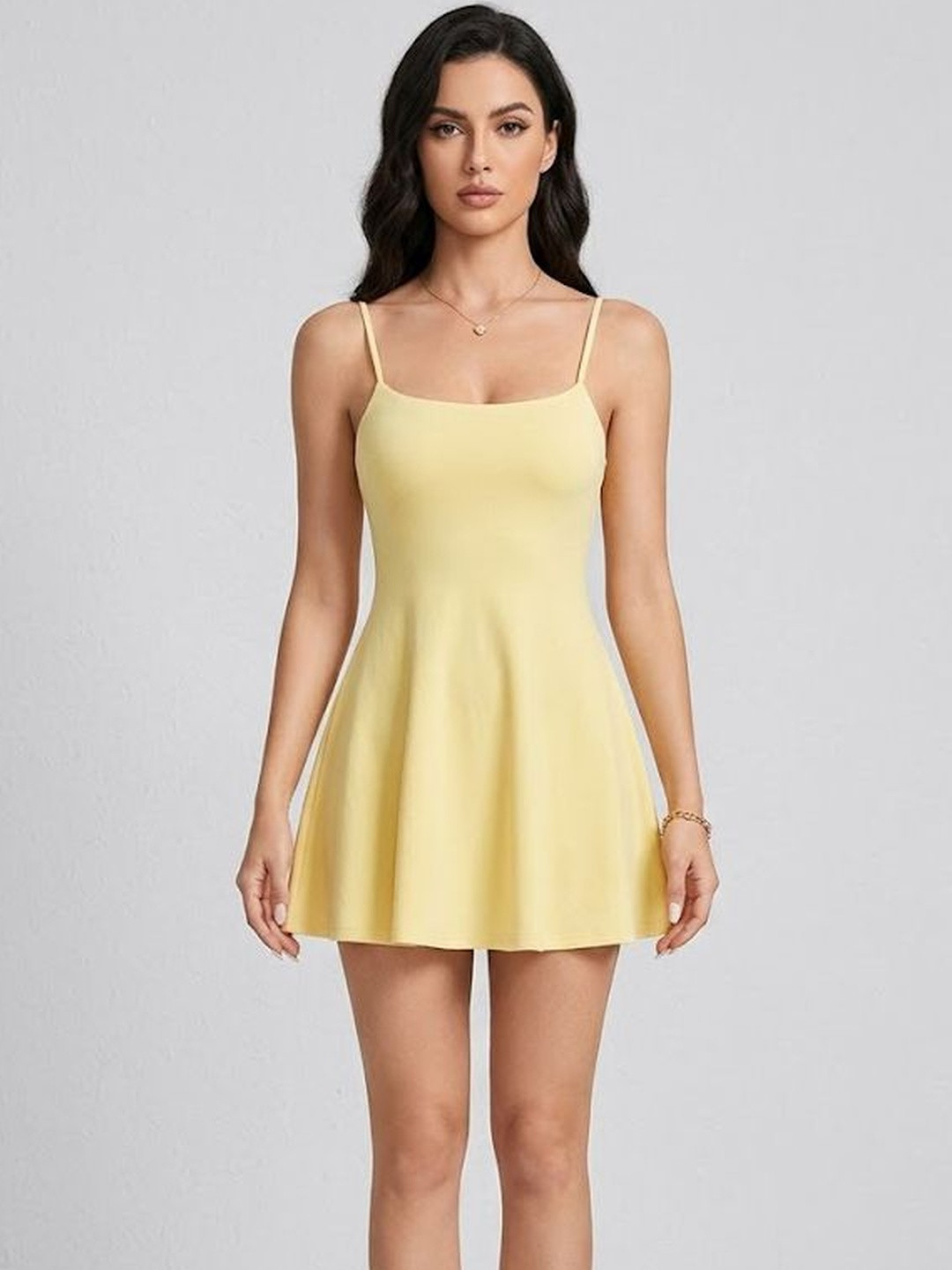 Suo Fit & Flare Mini Dress