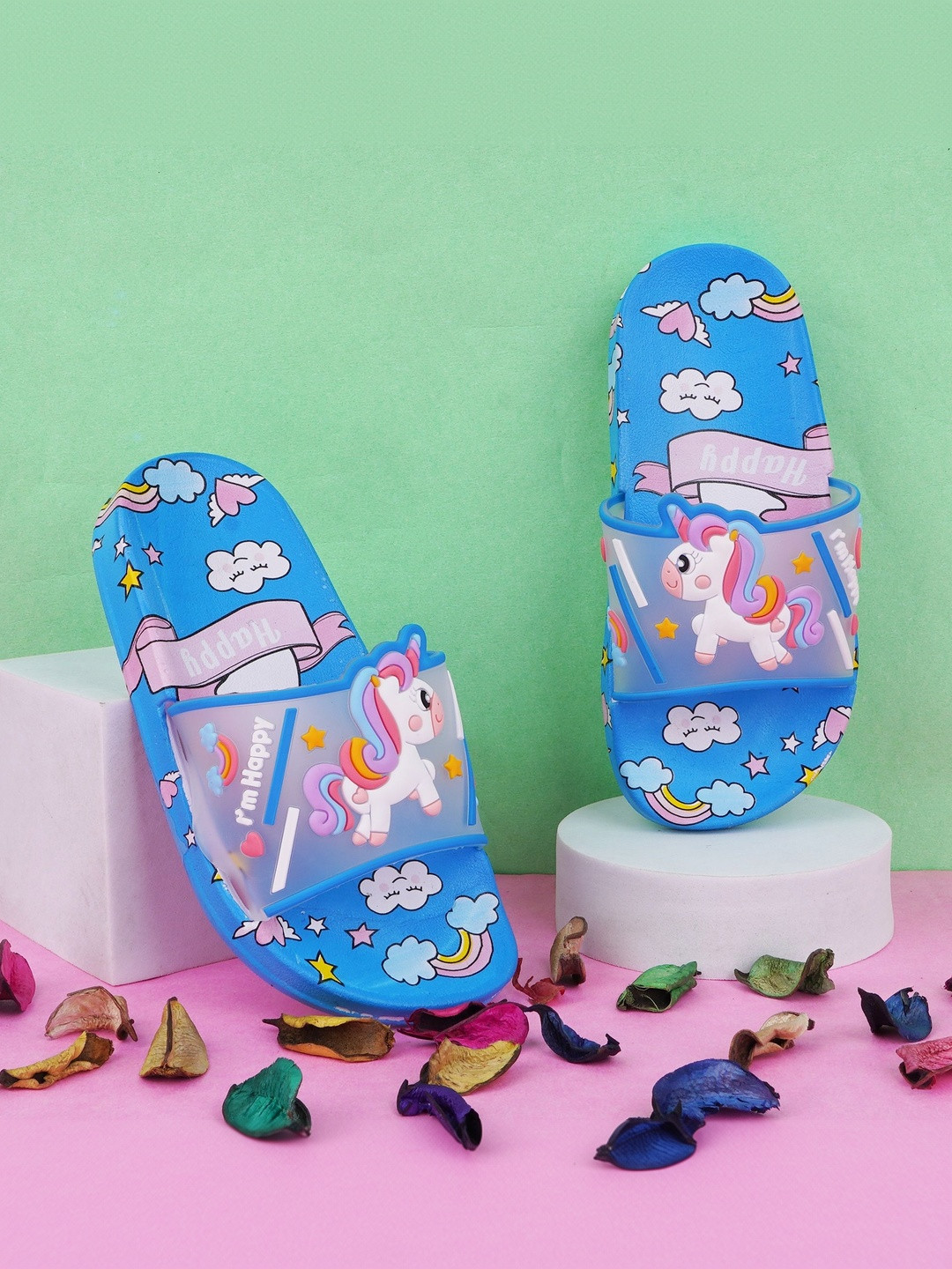 LMG Lifestyle Boys Printed Rubber Sliders