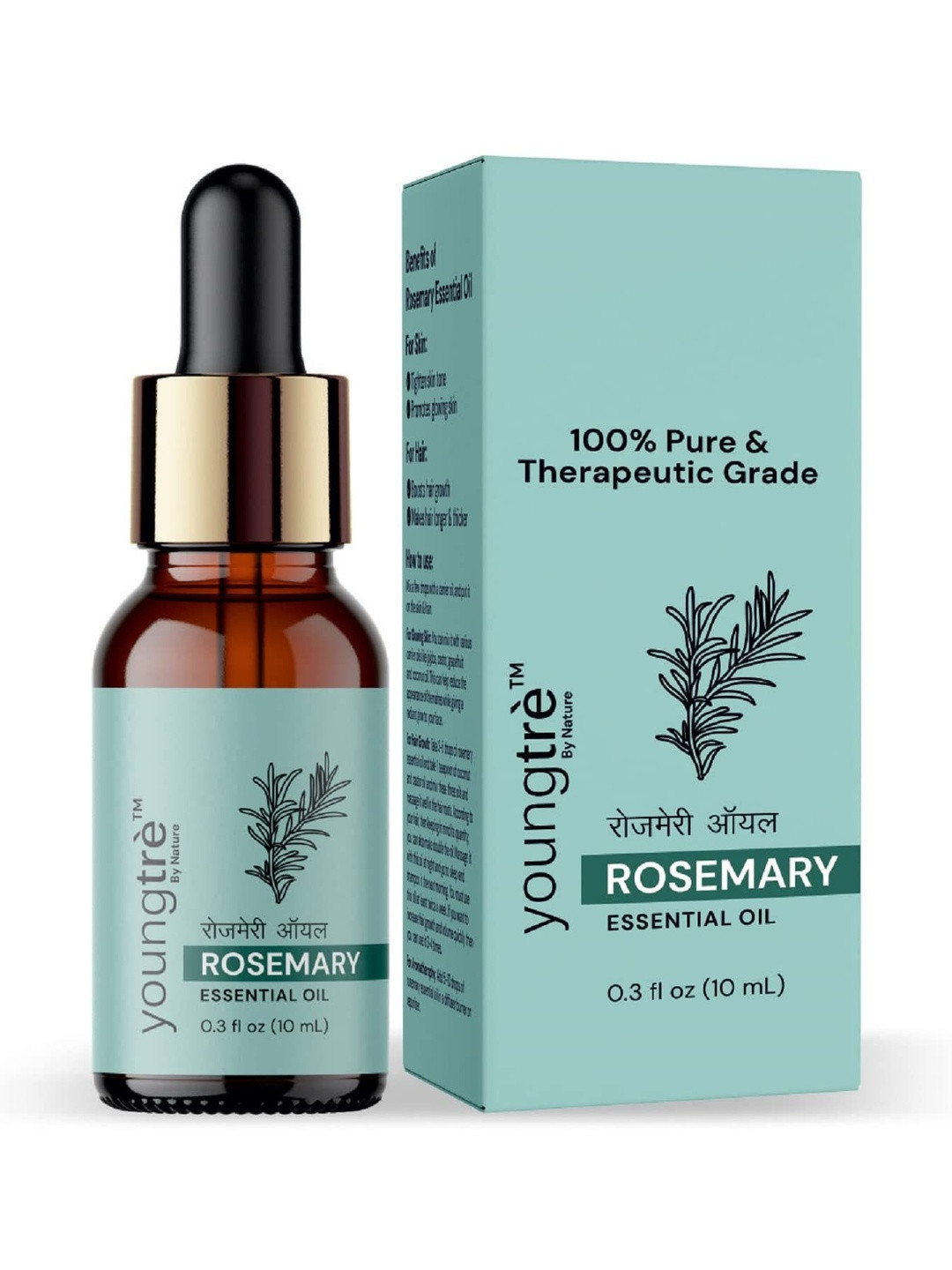 YOUNGTRE BY NATURE Rosemary Essential Oil - 10 ml