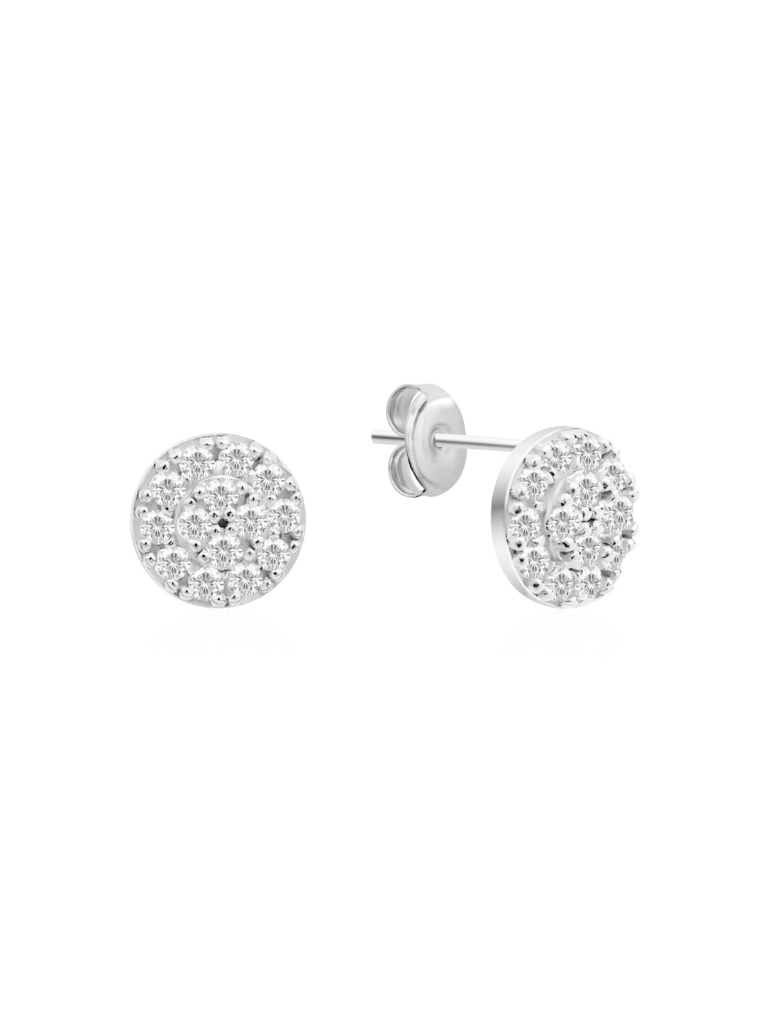 Nistra Circular Studs Earrings