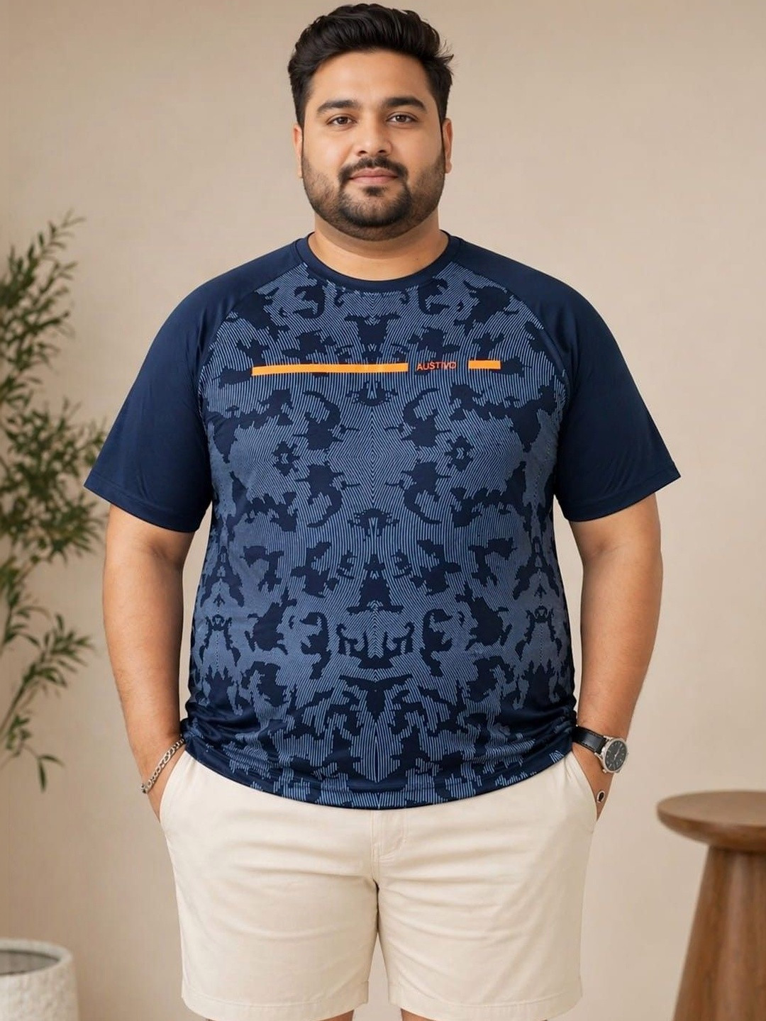 AUSTIVO Men Printed T-shirt