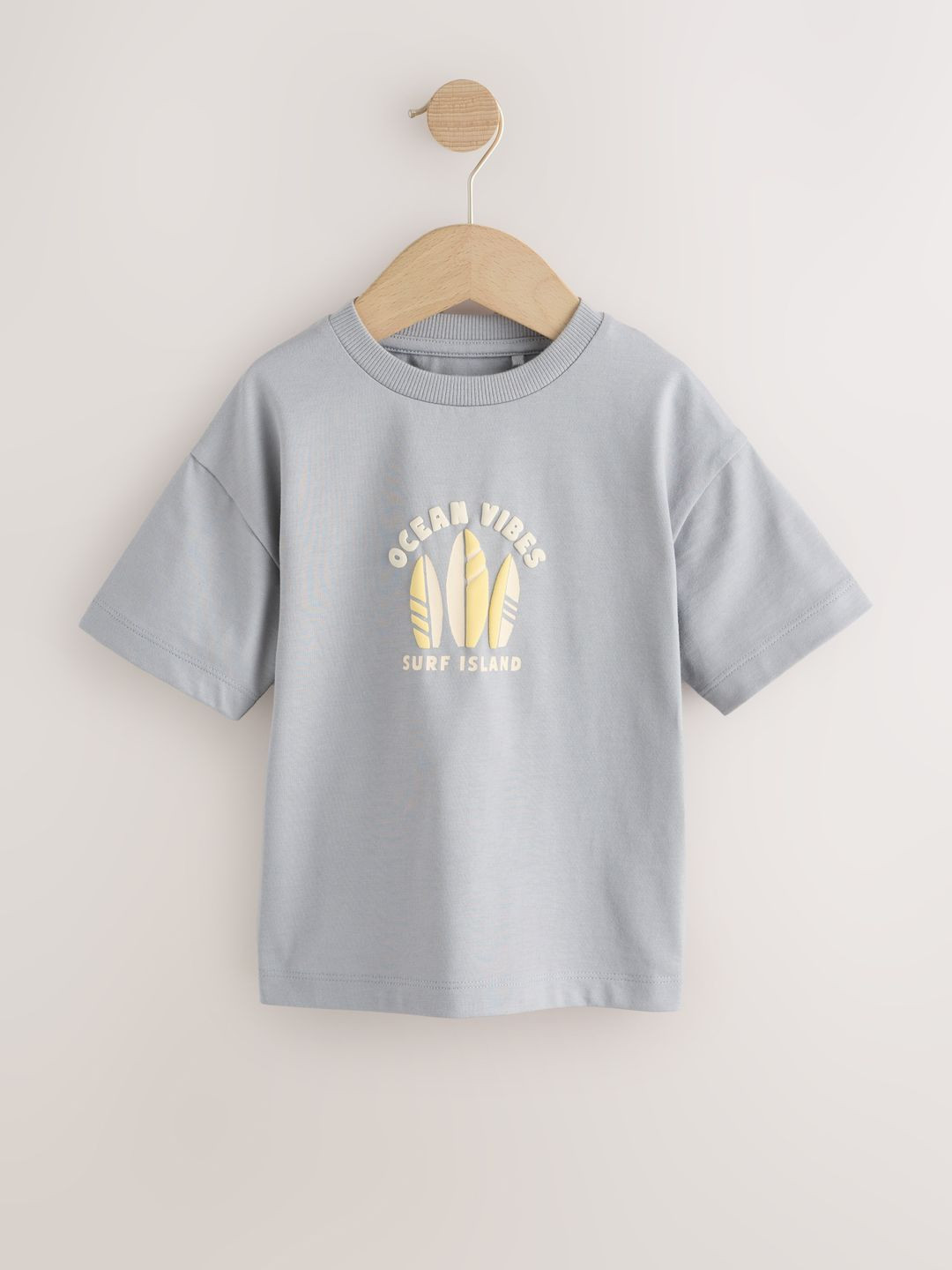 NEXT Boys Typography Printed Pure Cotton T-shirt