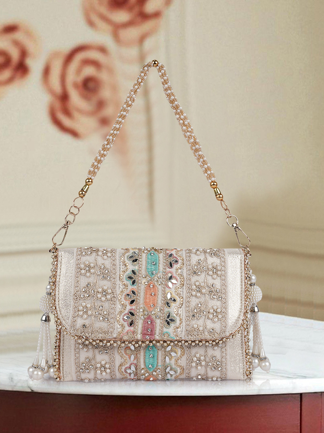 PLANX Embroidered Potli Clutch