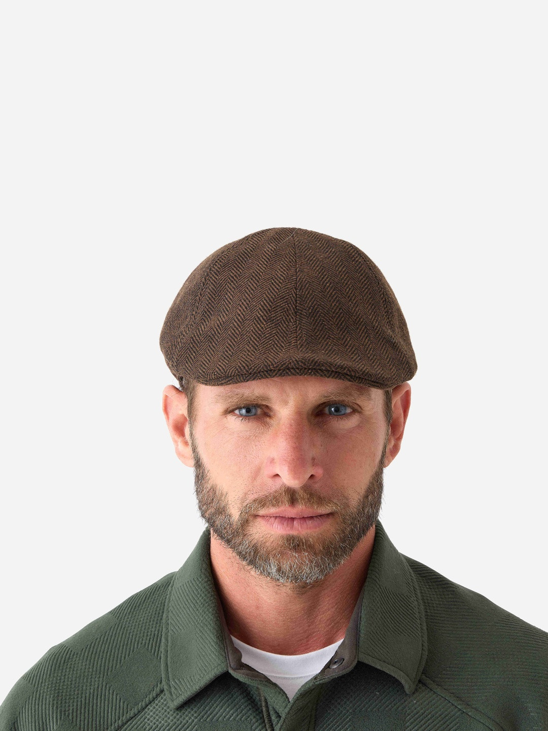Decathlon Solognac - Men Brown Anatomic Design Hunting Flat Cap
