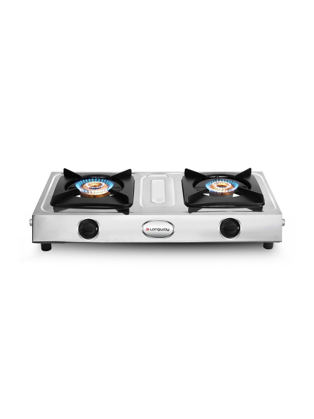 Longway Stellar Stainless Steel 2 Burner Gas Stove Rs. 1469 - Myntra