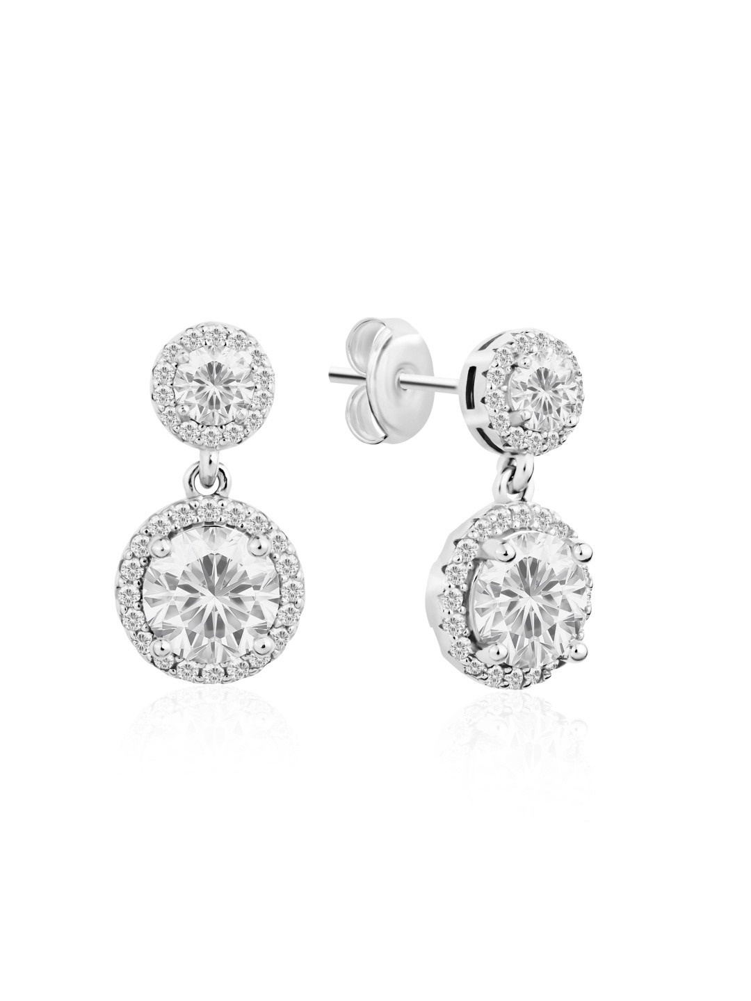 Nistra Circular Drop Earrings