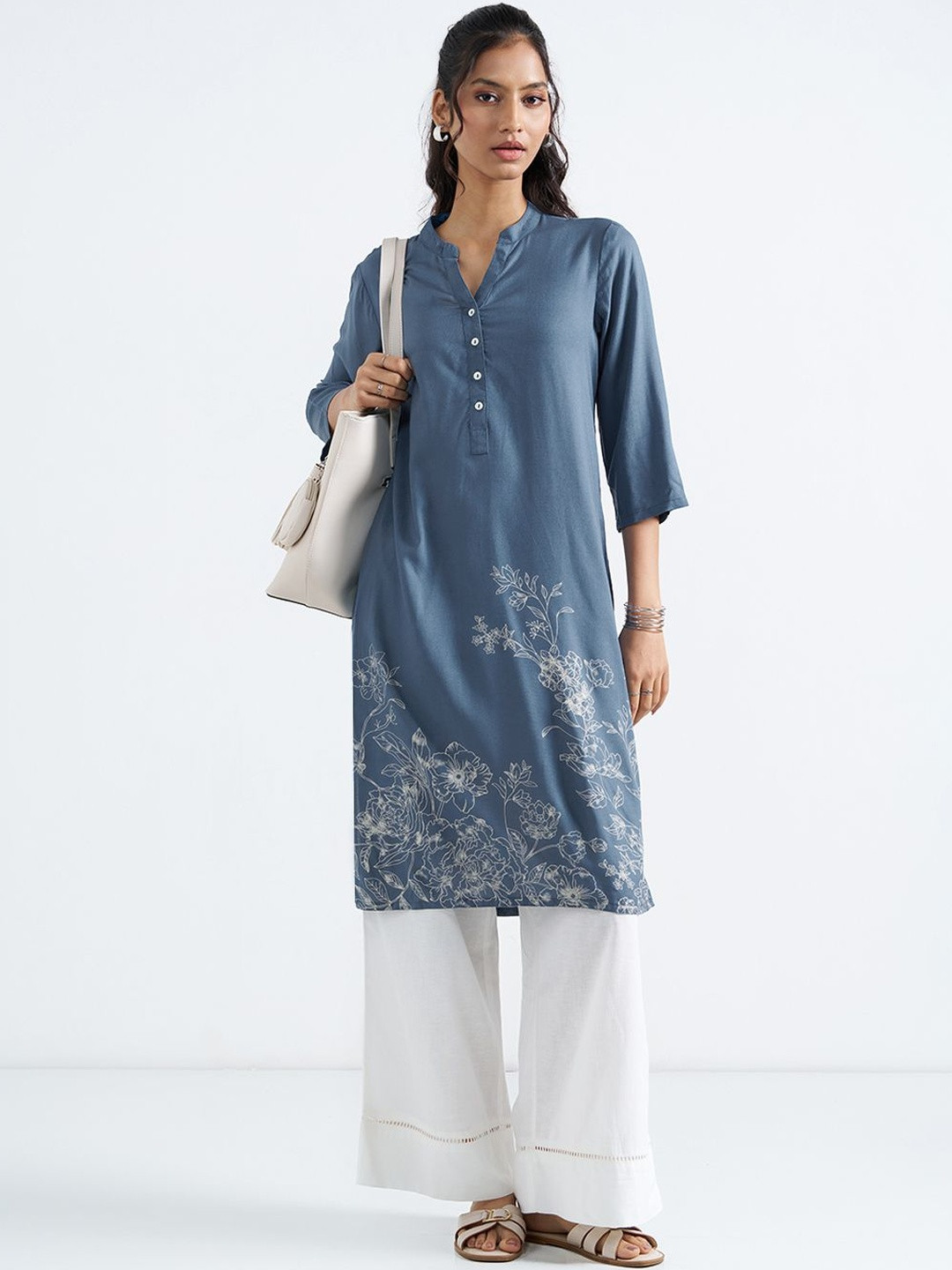 RANGMANCH BY PANTALOONS Women Floral Printed Kurta