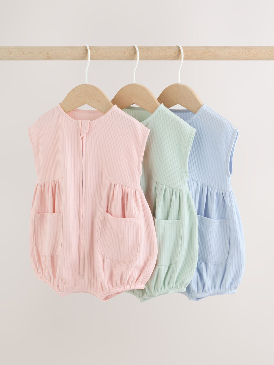 NEXT Pack Of 3 Infant Pure Cotton Cotton Romper