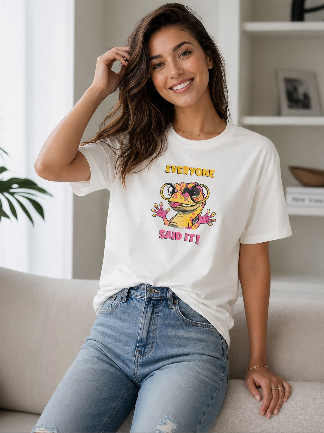 SZN Women Printed T-shirt