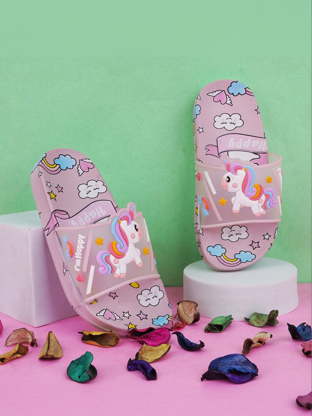 LMG Lifestyle Boys Printed Rubber Sliders
