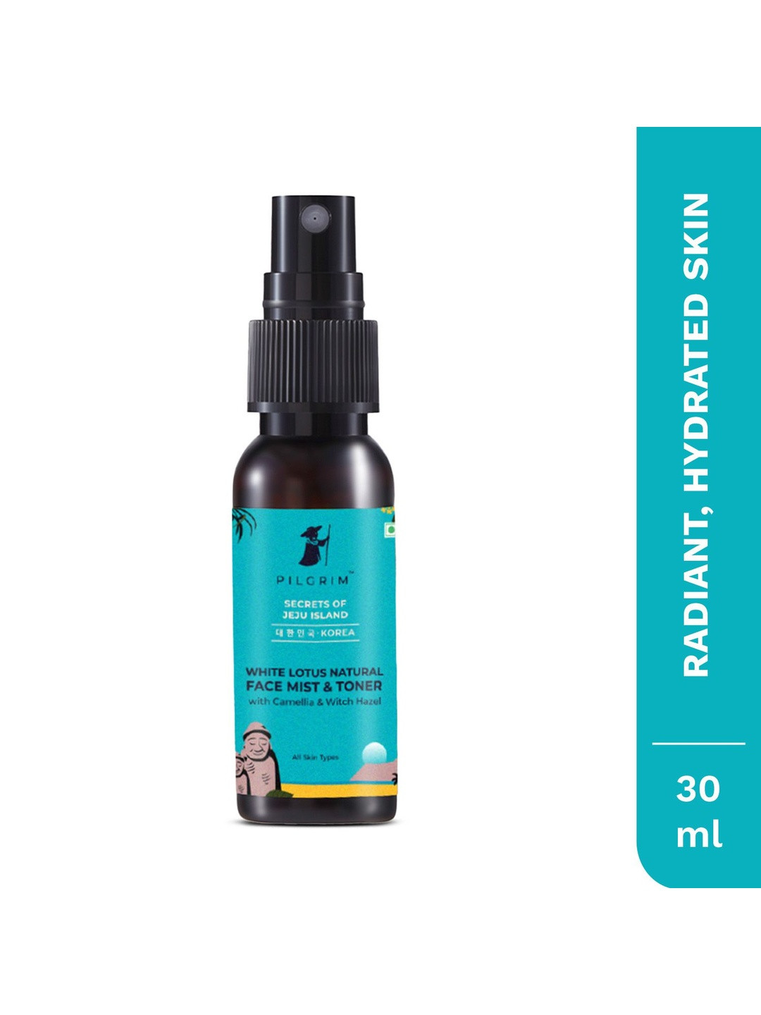 Pilgrim White Lotus Natural Face Mist & Toner with Camellia & Witch Hazel - 30 ml