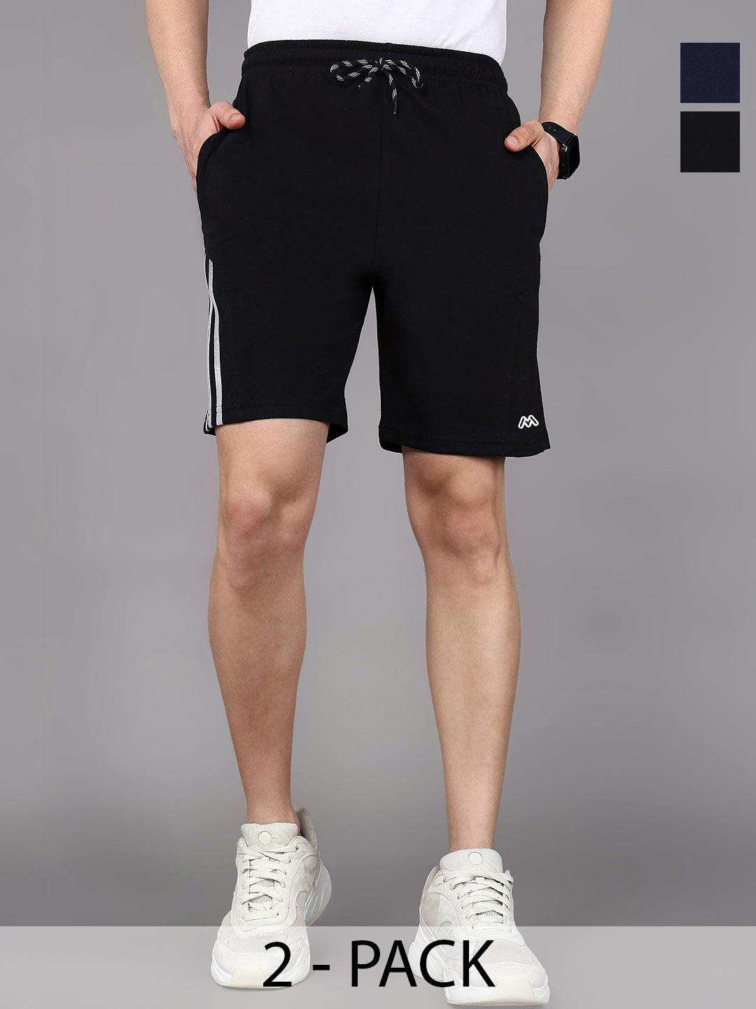 Moda Rapido Men Colourblocked Training or Gym Sports Shorts with Technology