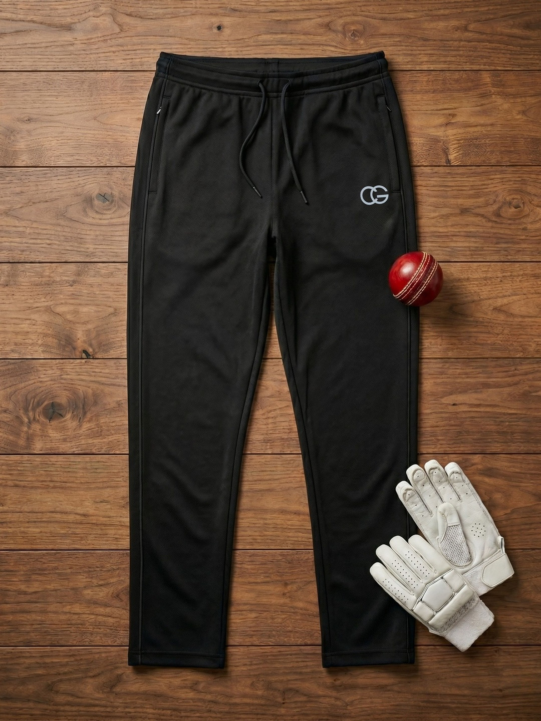 CALIGOSTLE Regular Fit Brand Logo Dry Fit Cricket Track Pants