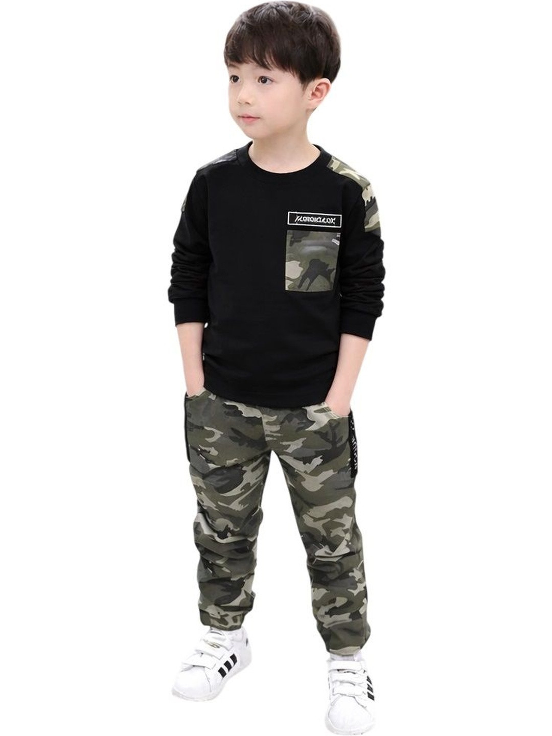 Veta Wear Unisex Kids Colourblocked T-shirt