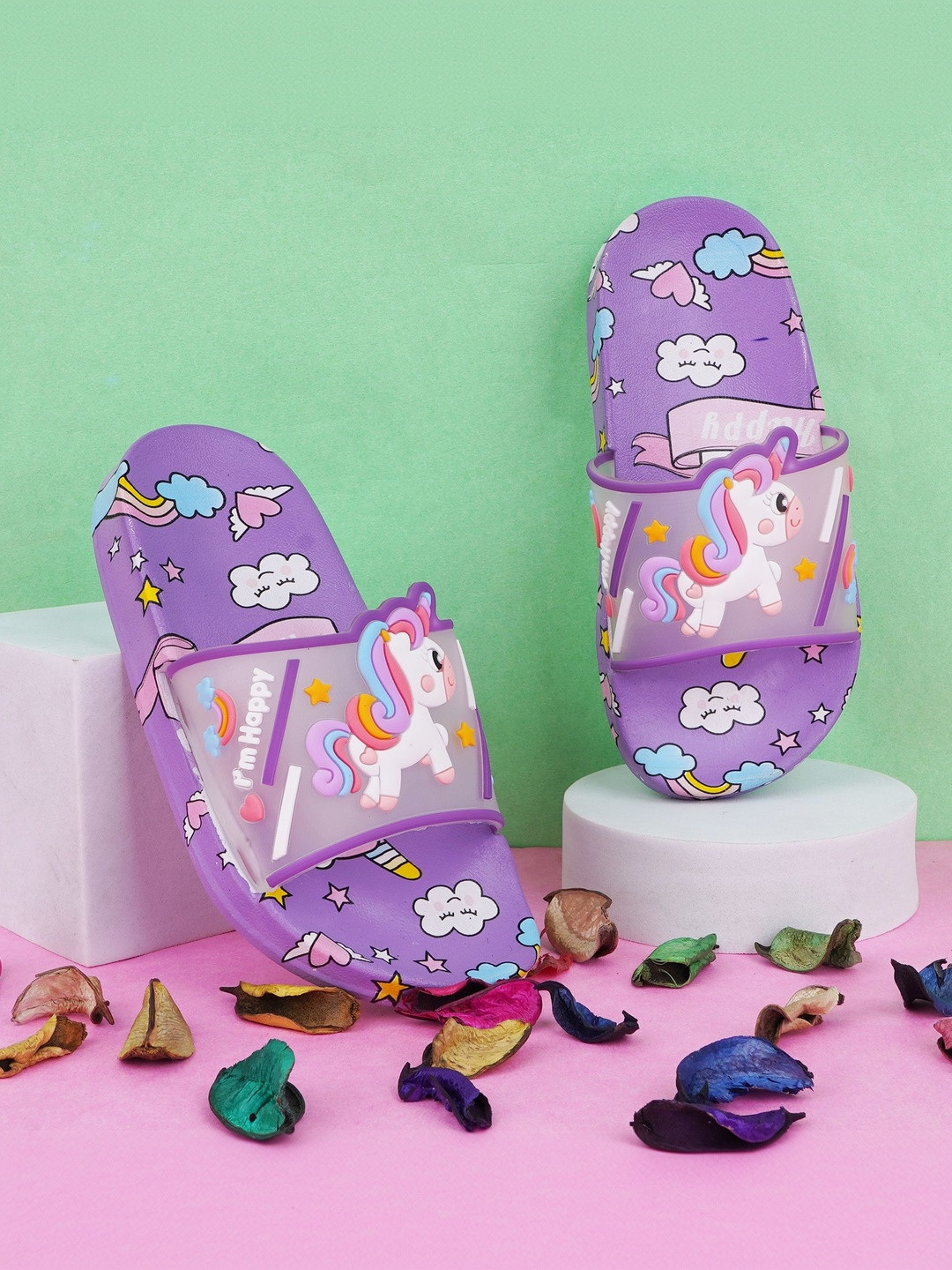LMG Lifestyle Boys Printed Rubber Sliders