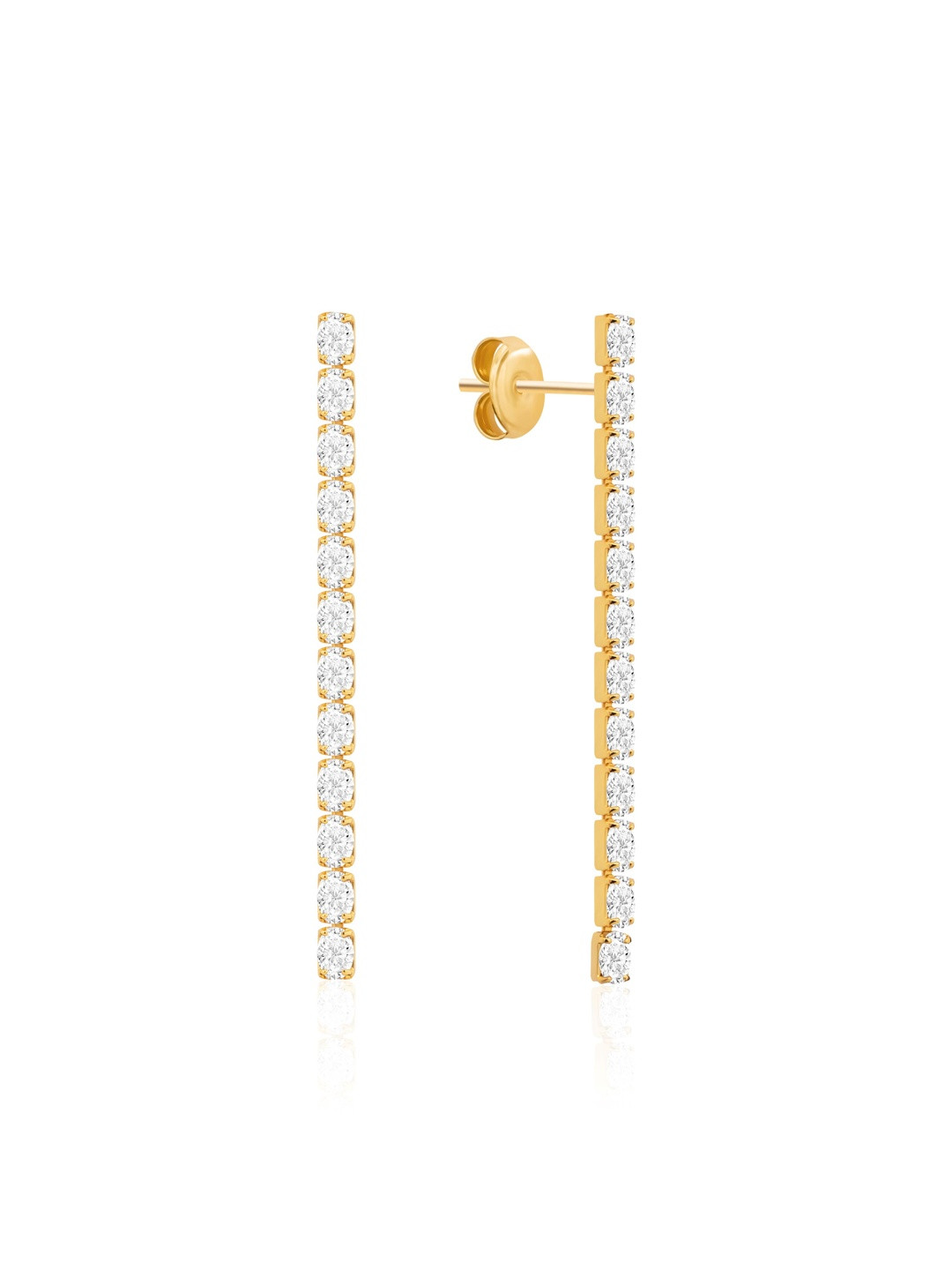Nistra Geometric Drop Earrings