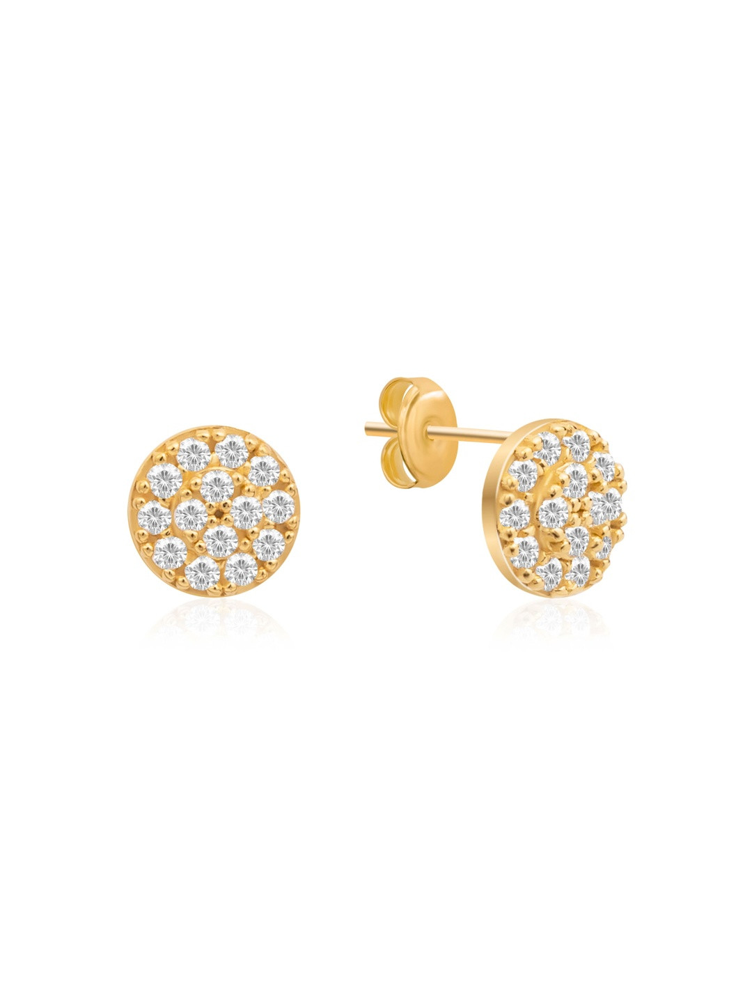 Nistra Circular Studs Earrings